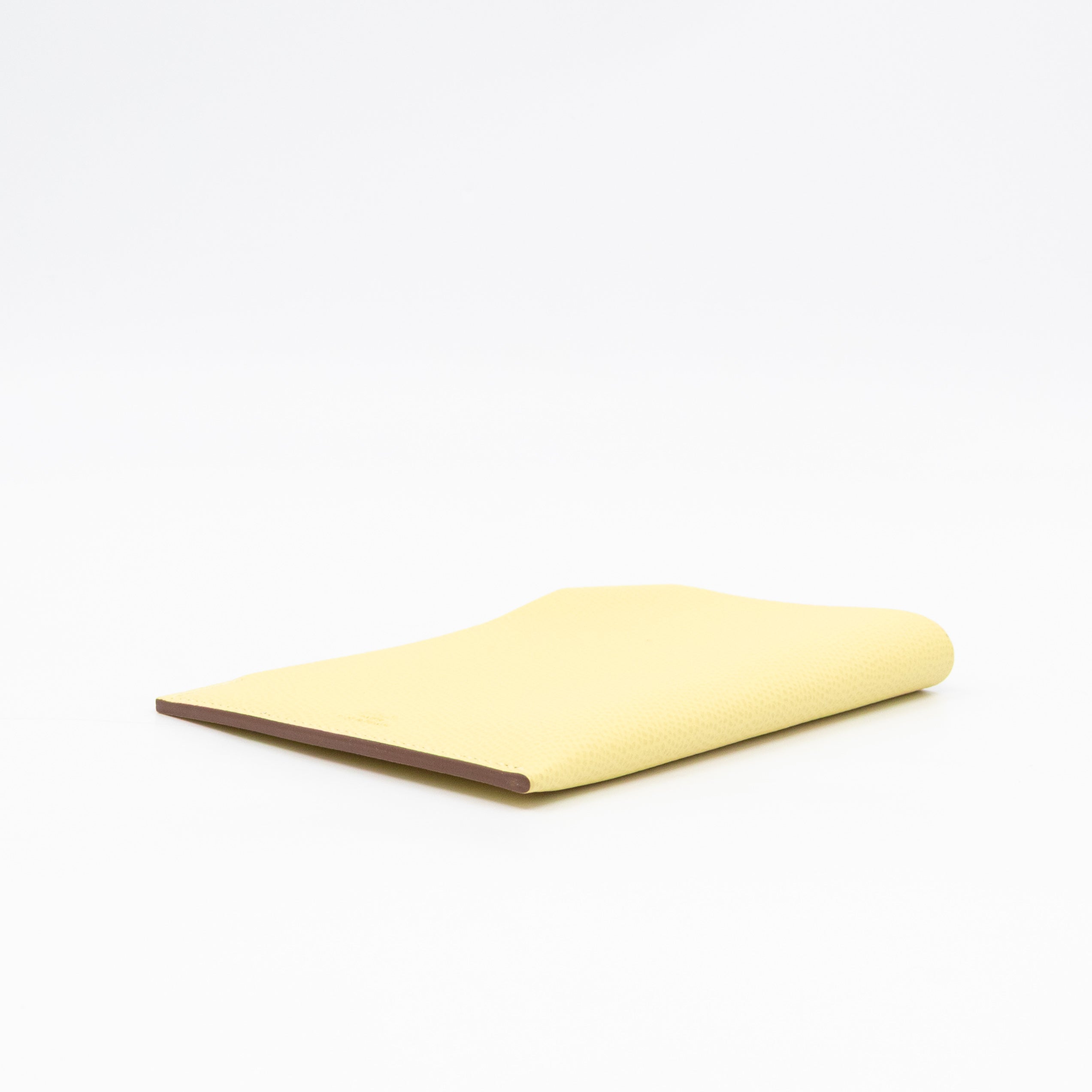 Tarmac Passport Holder Jaune Poussin Epsom Calfskin