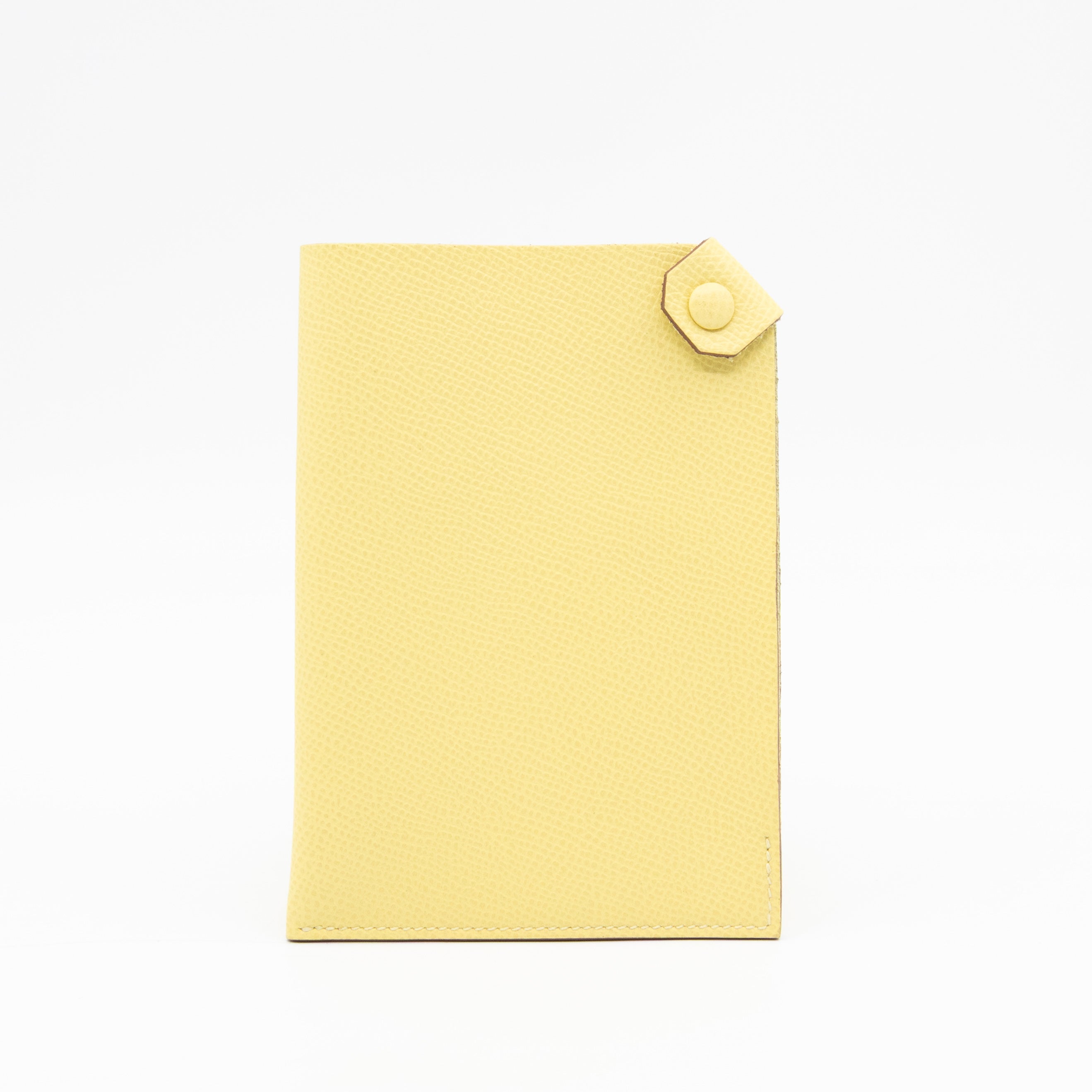 Tarmac Passport Holder Jaune Poussin Epsom Calfskin