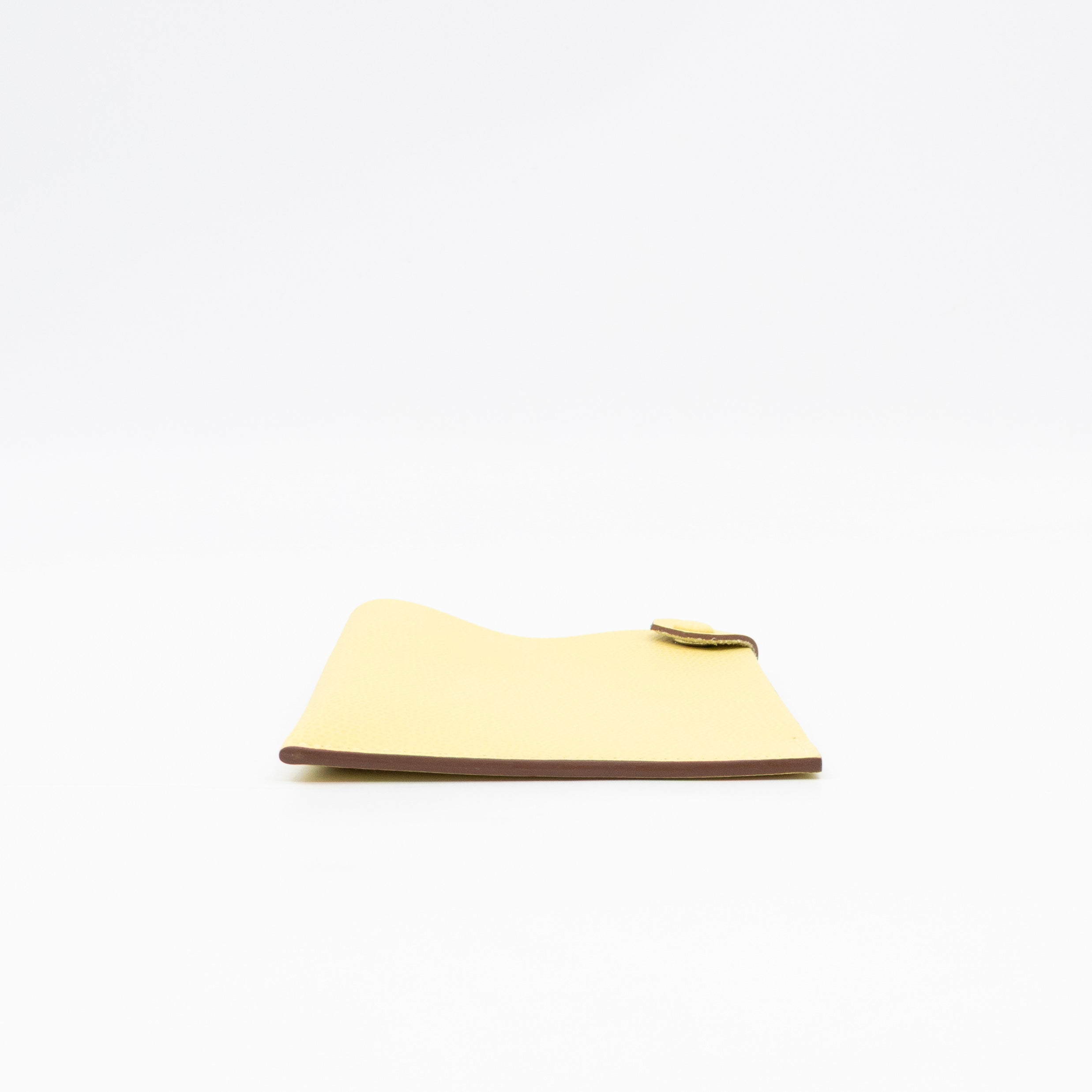 Tarmac Passport Holder Jaune Poussin Epsom Calfskin