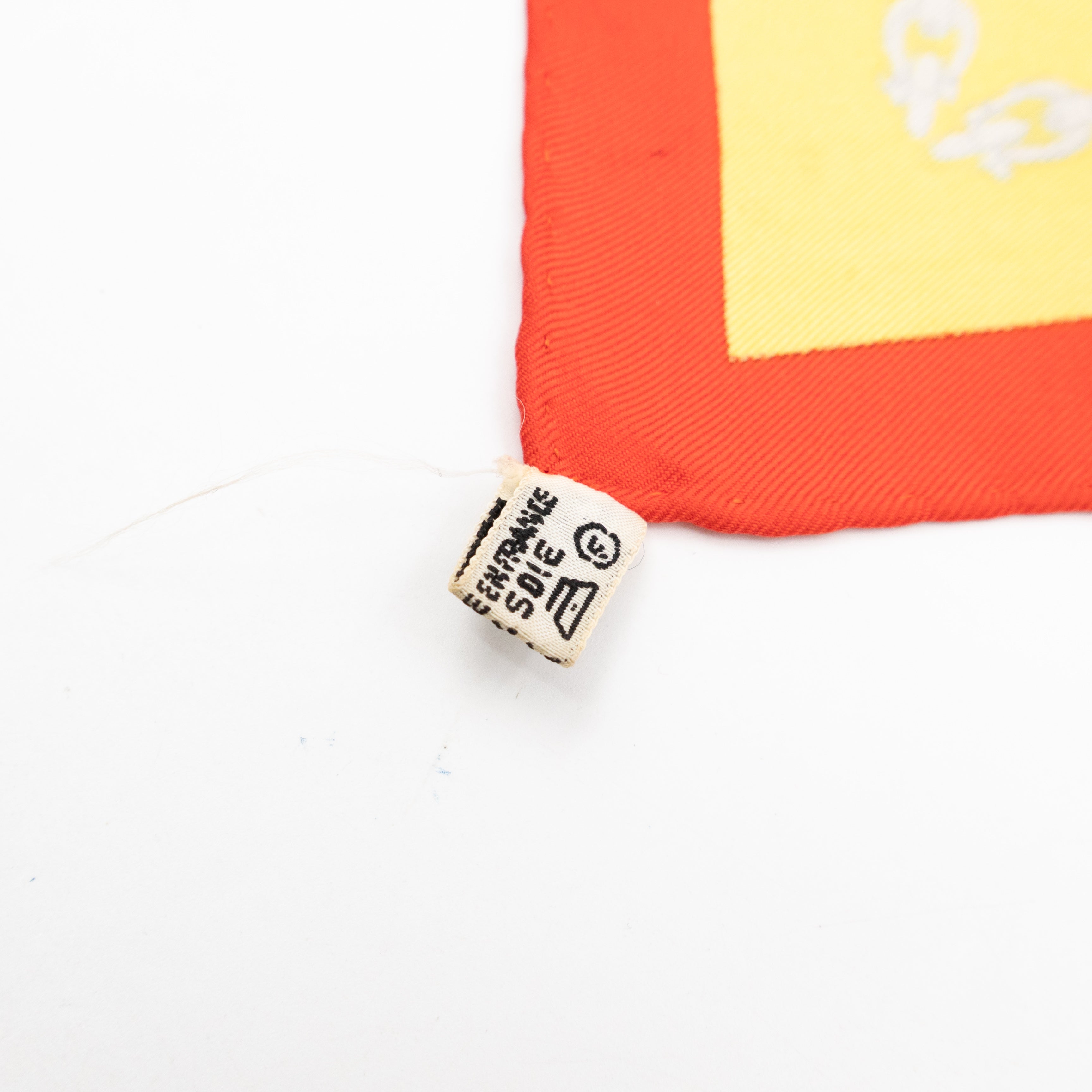 Silk Scarf 90 Spinnakers Red Yellow Blue