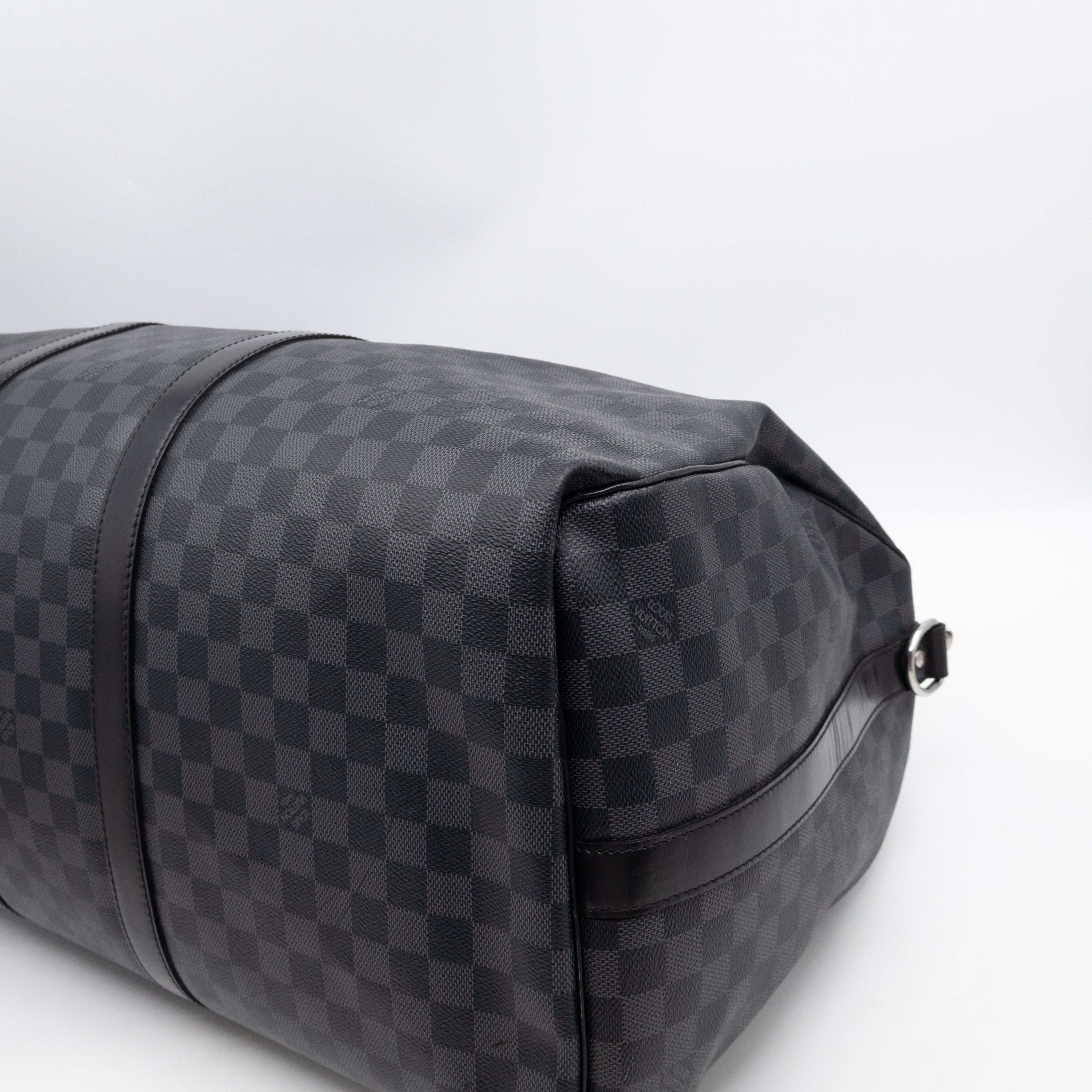 Keepall 55 Bandouliere Damier Graphite