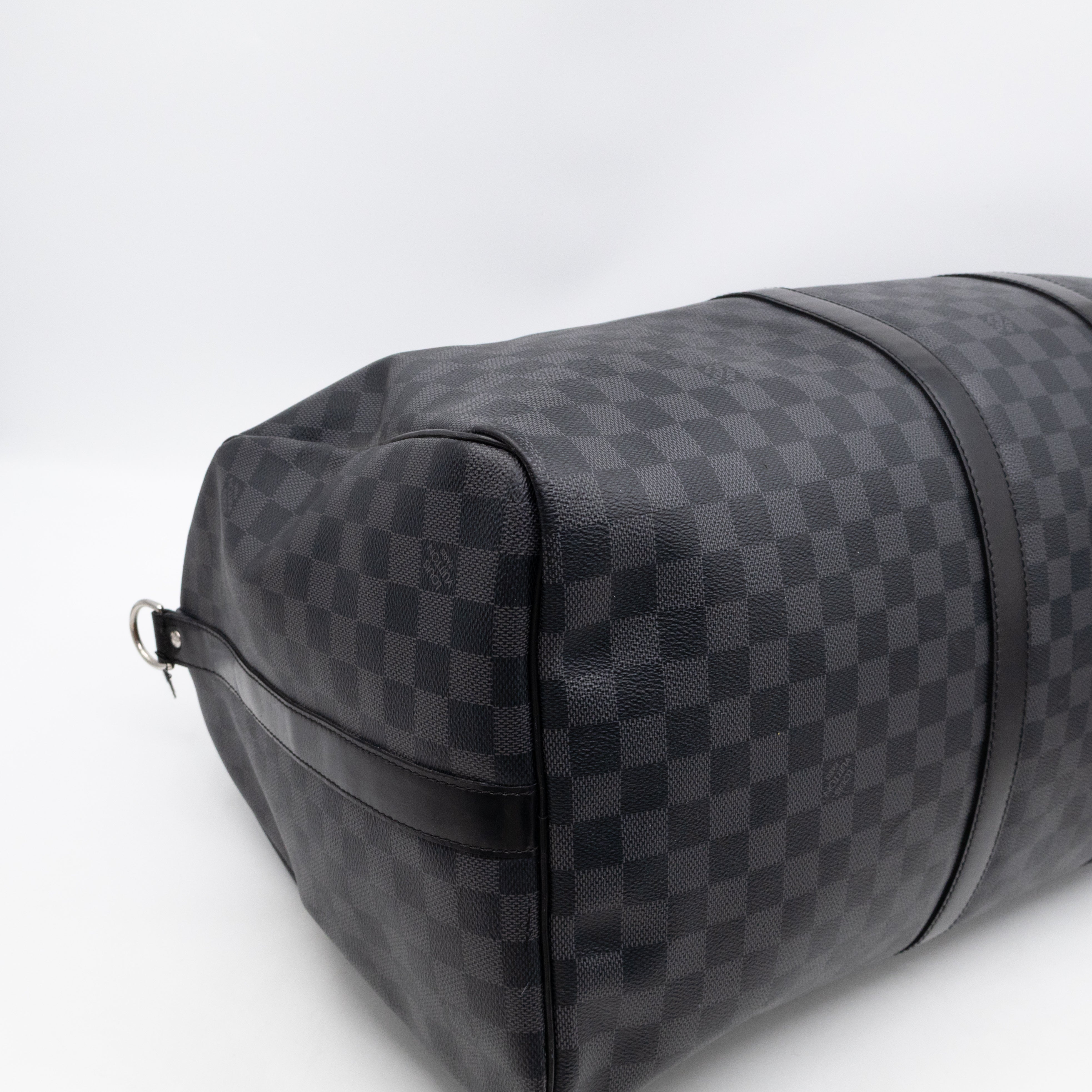 Keepall 55 Bandouliere Damier Graphite