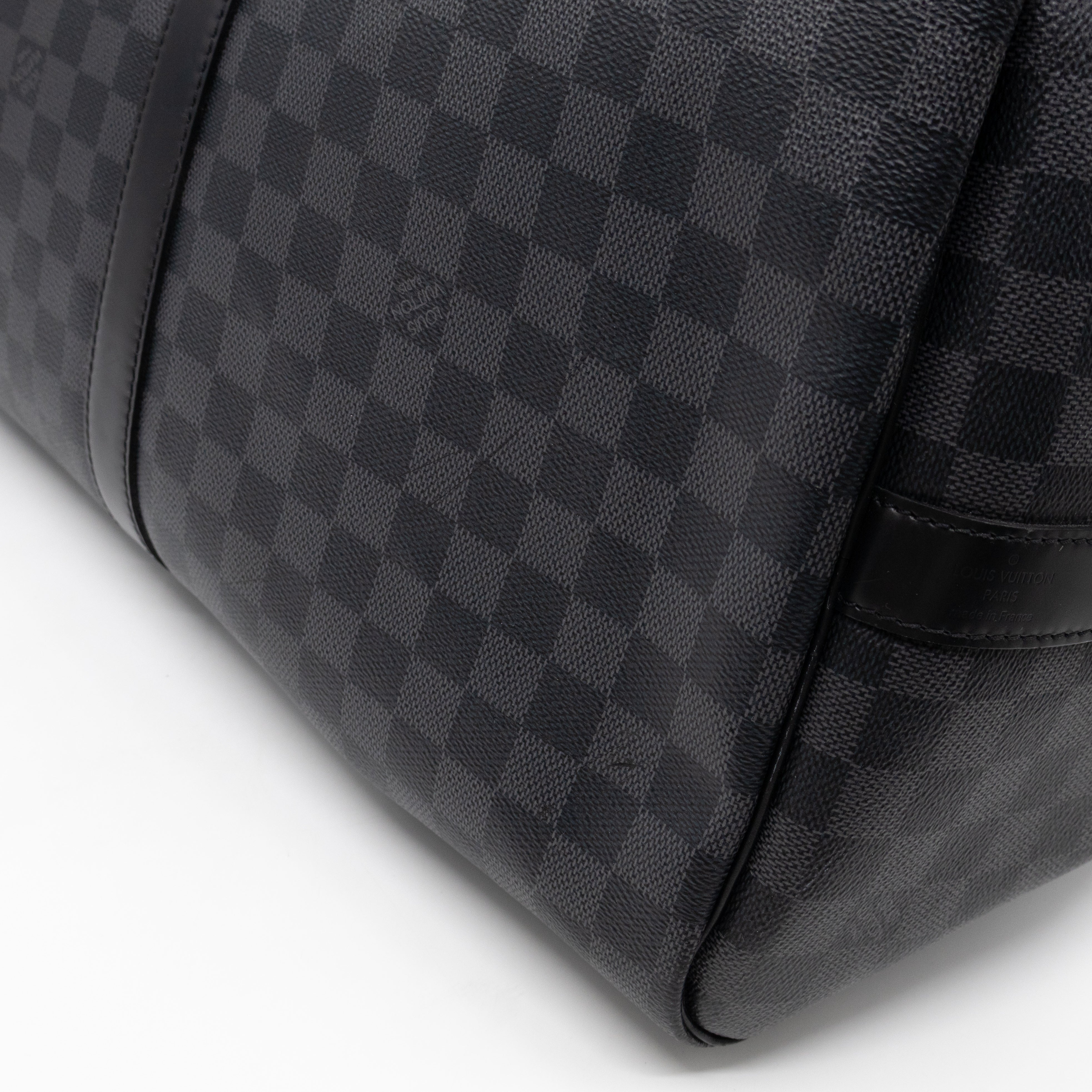 Keepall 55 Bandouliere Damier Graphite