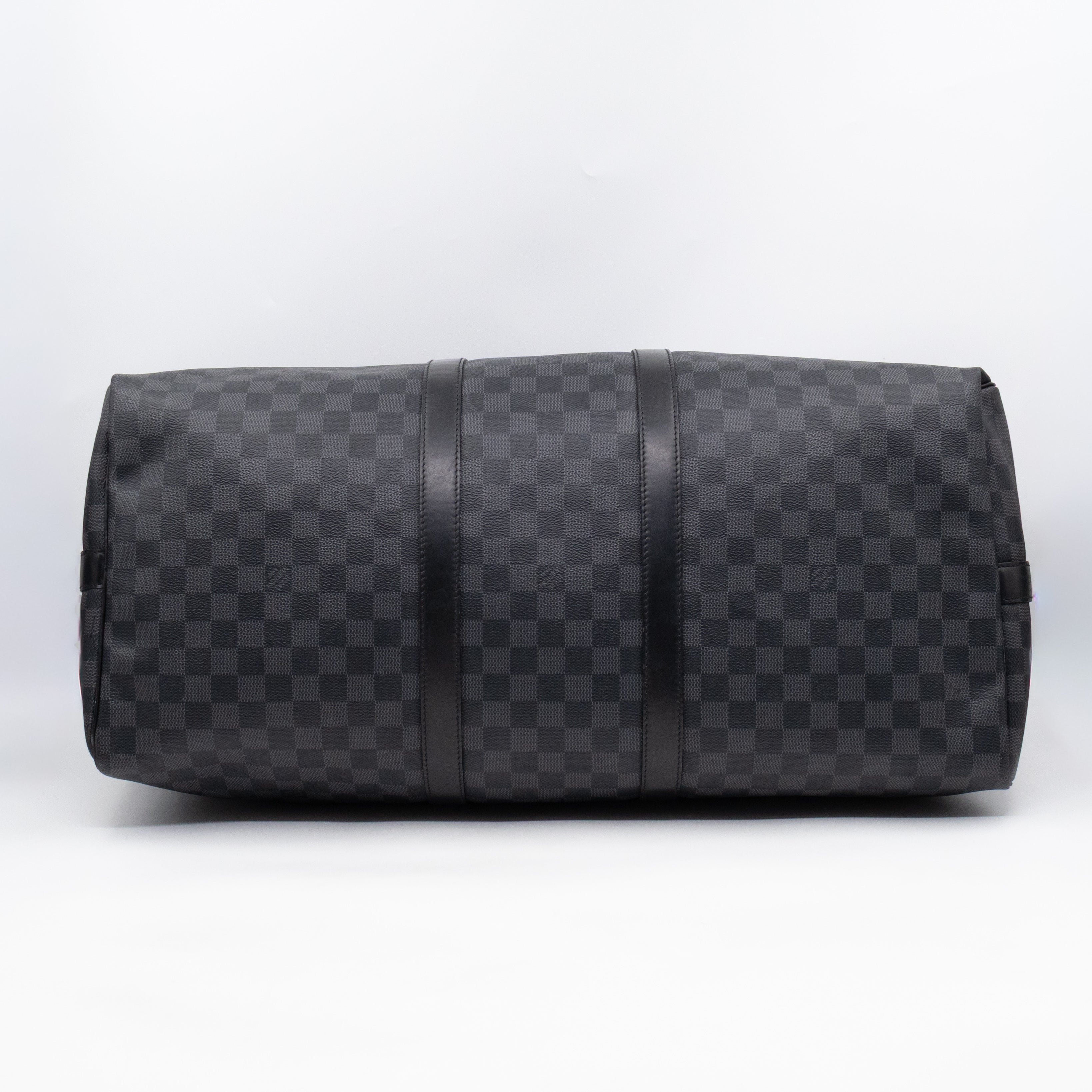 Keepall 55 Bandouliere Damier Graphite