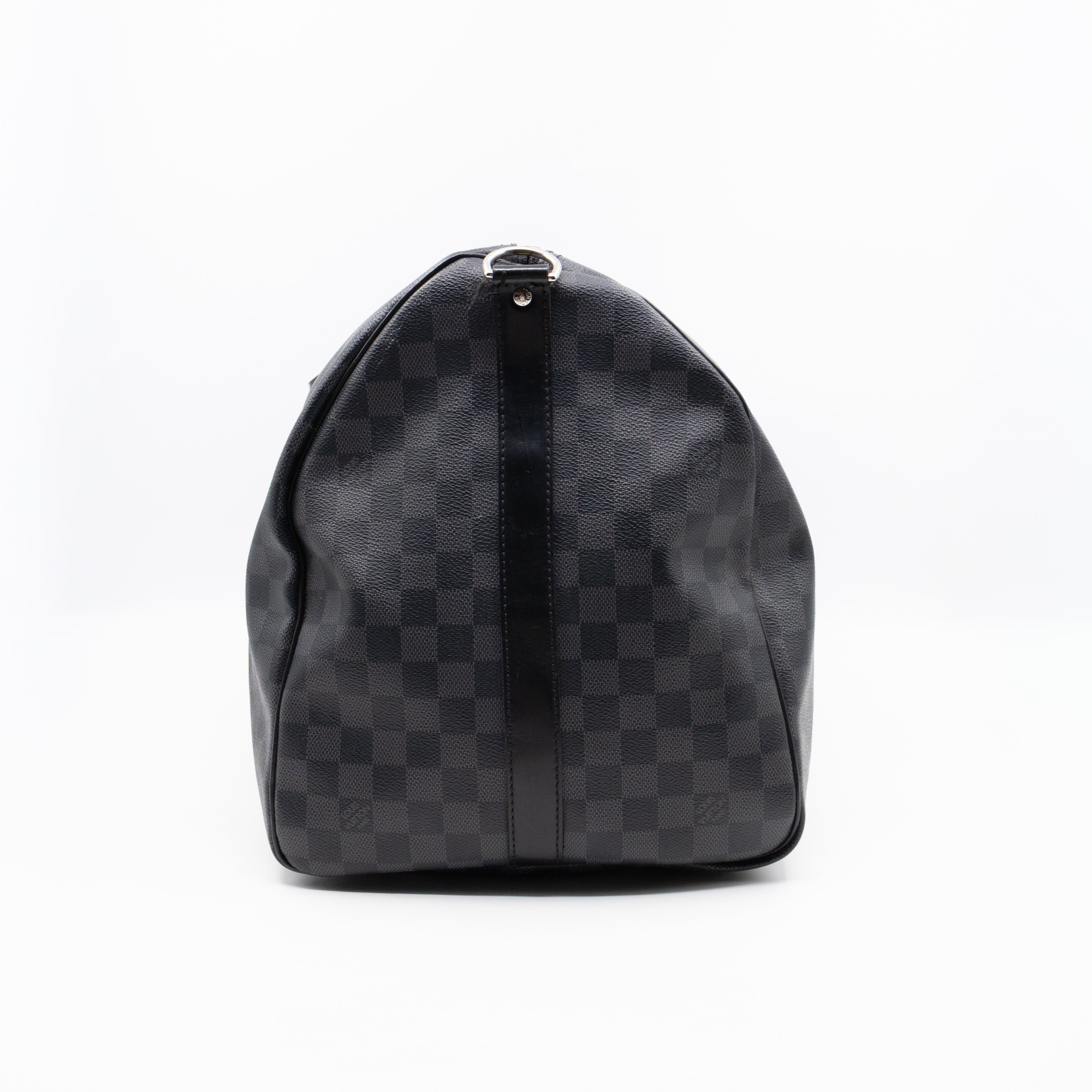 Keepall 55 Bandouliere Damier Graphite