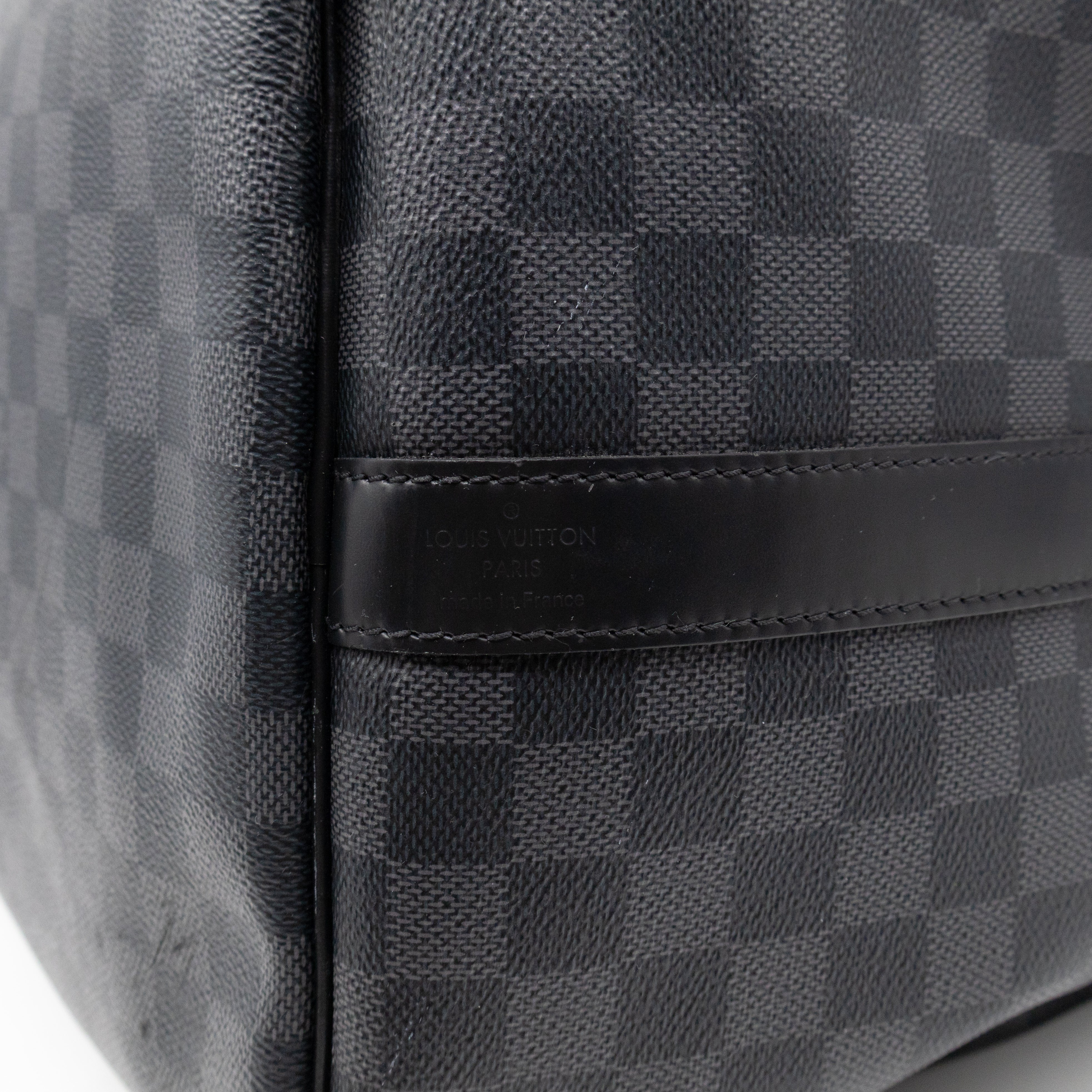 Keepall 55 Bandouliere Damier Graphite
