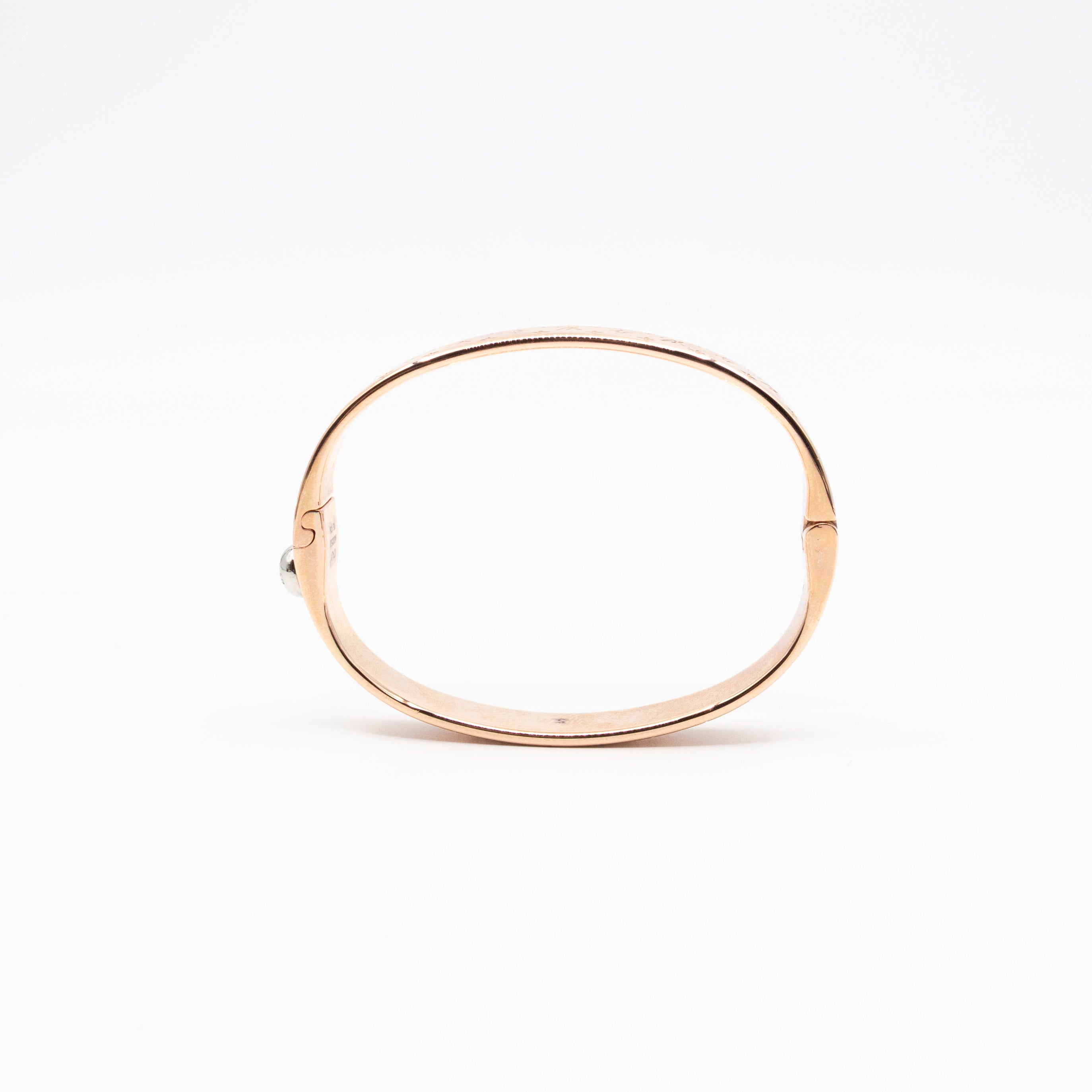 Nanogram Cuff Bracelet S Rose Gold