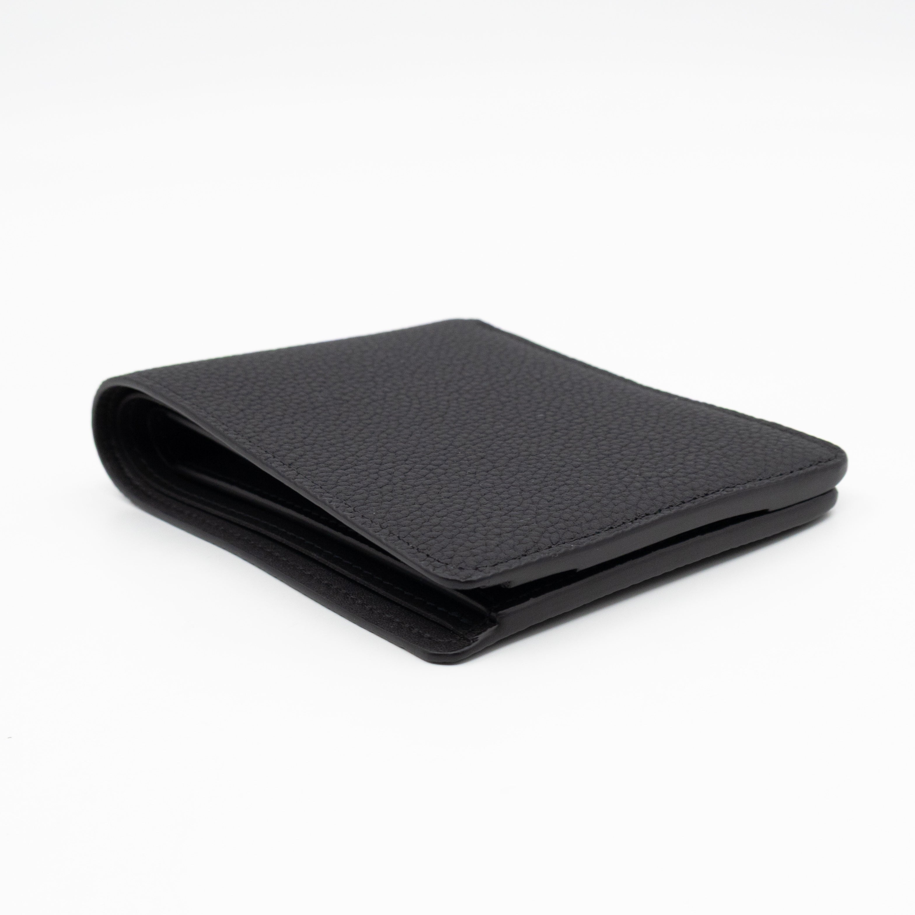 Multiple Wallet Aerogram Black Leather