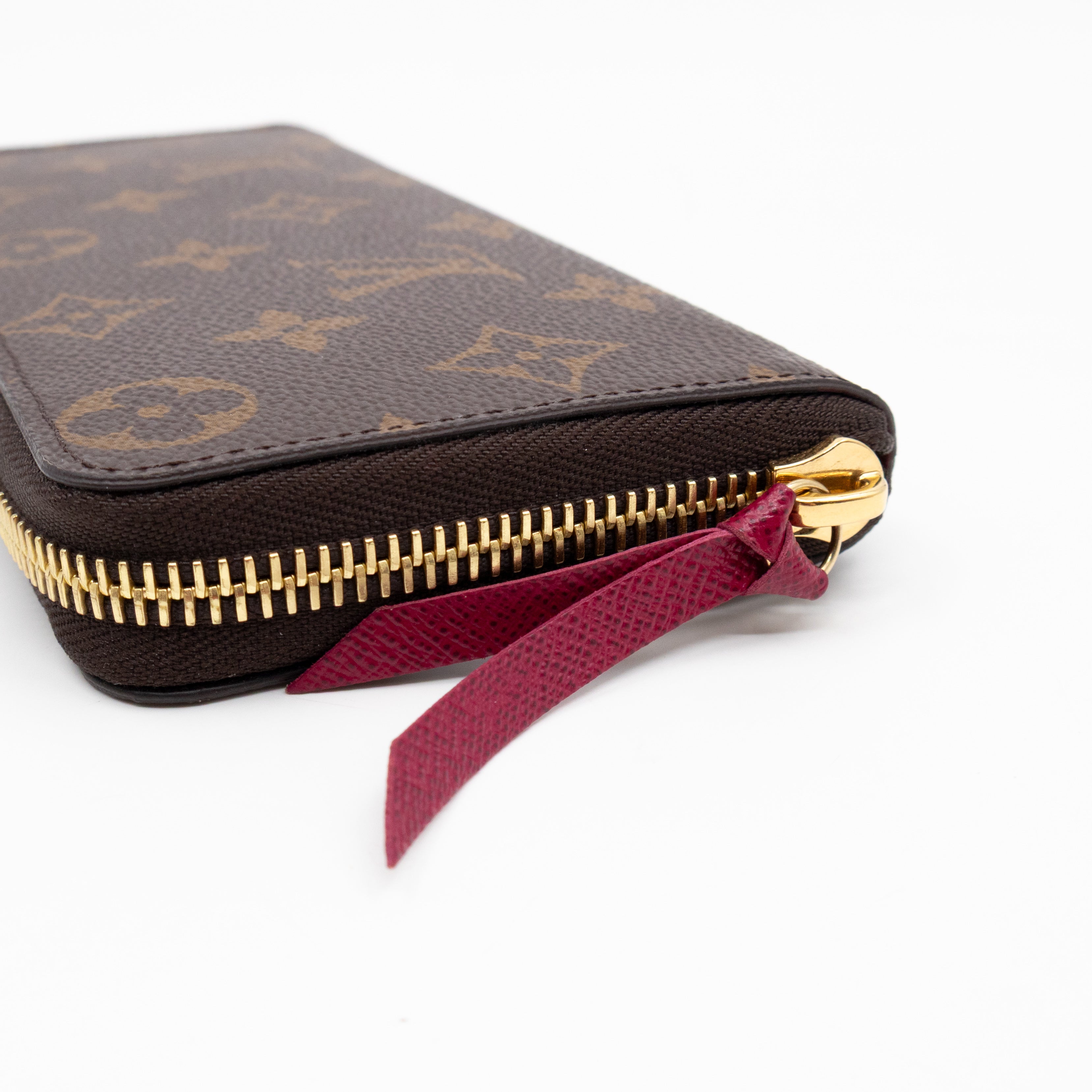 Clemence Wallet Monogram Fuchsia