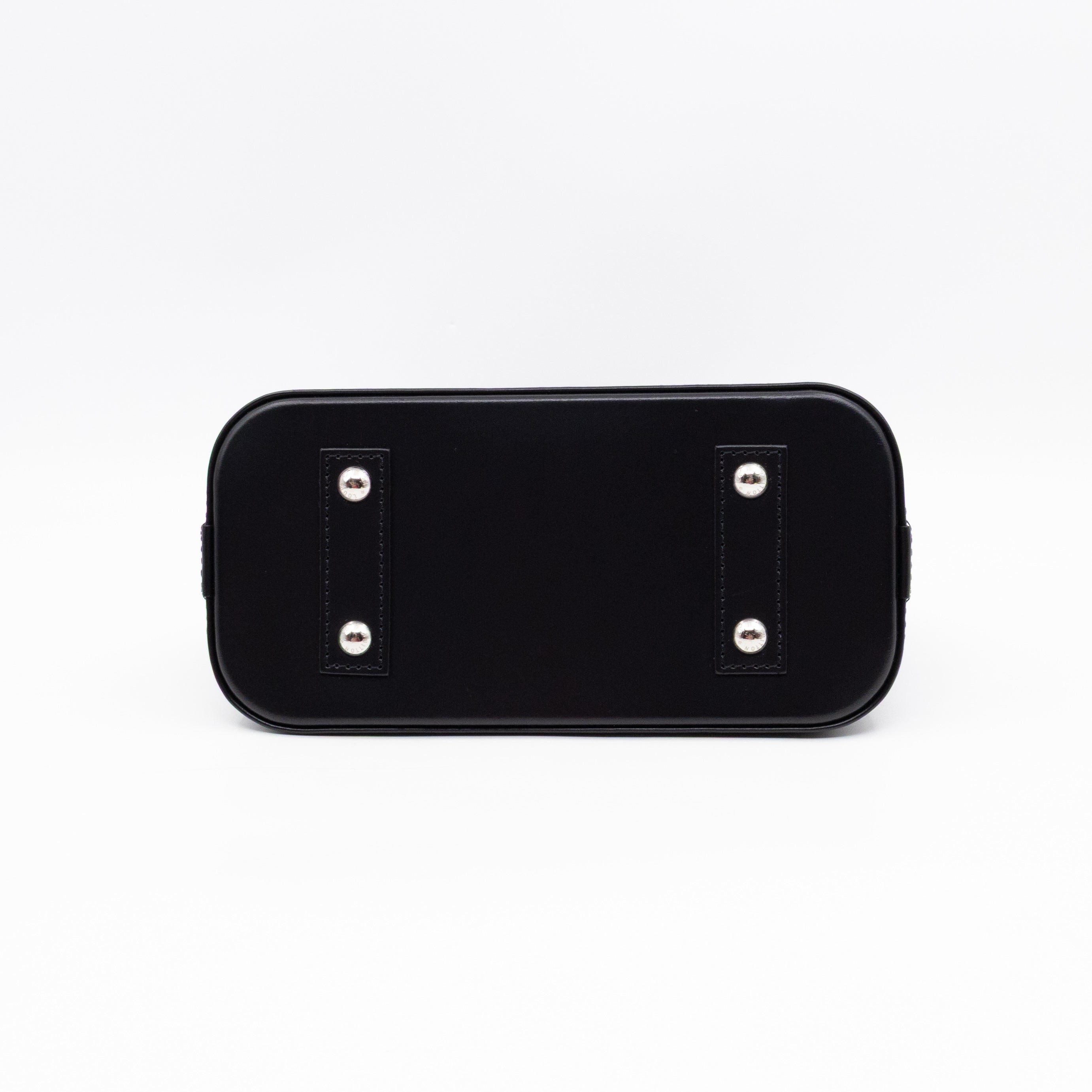 Alma BB Black Epi Leather