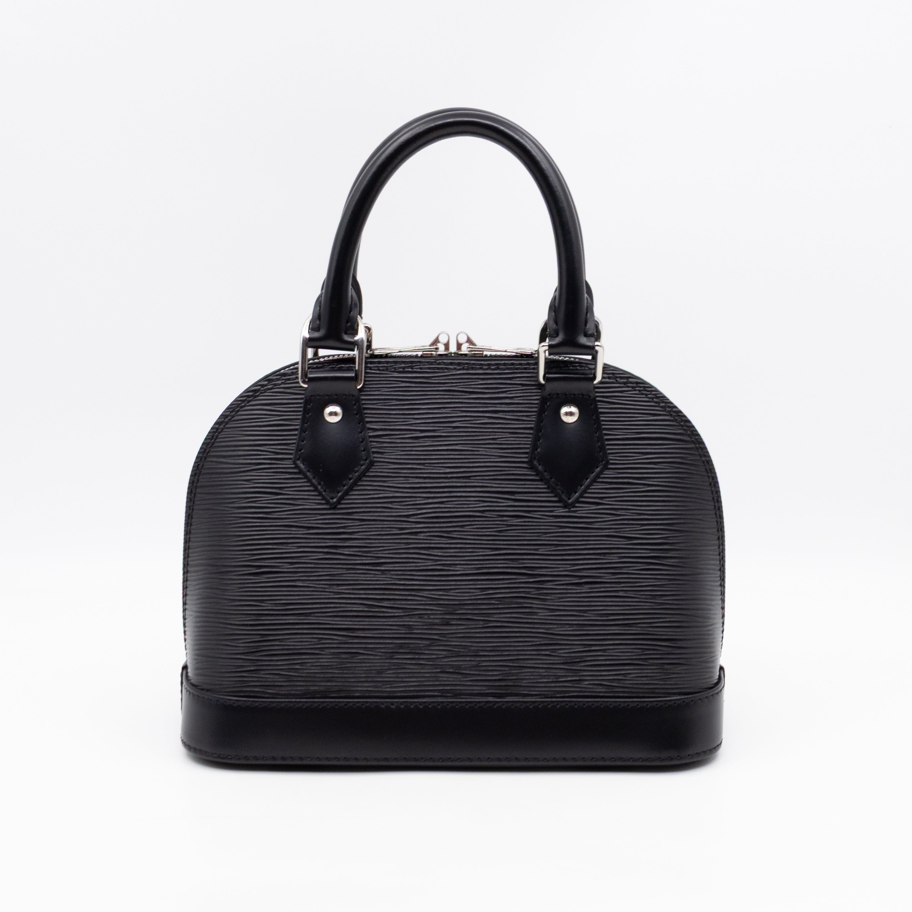 Alma BB Black Epi Leather