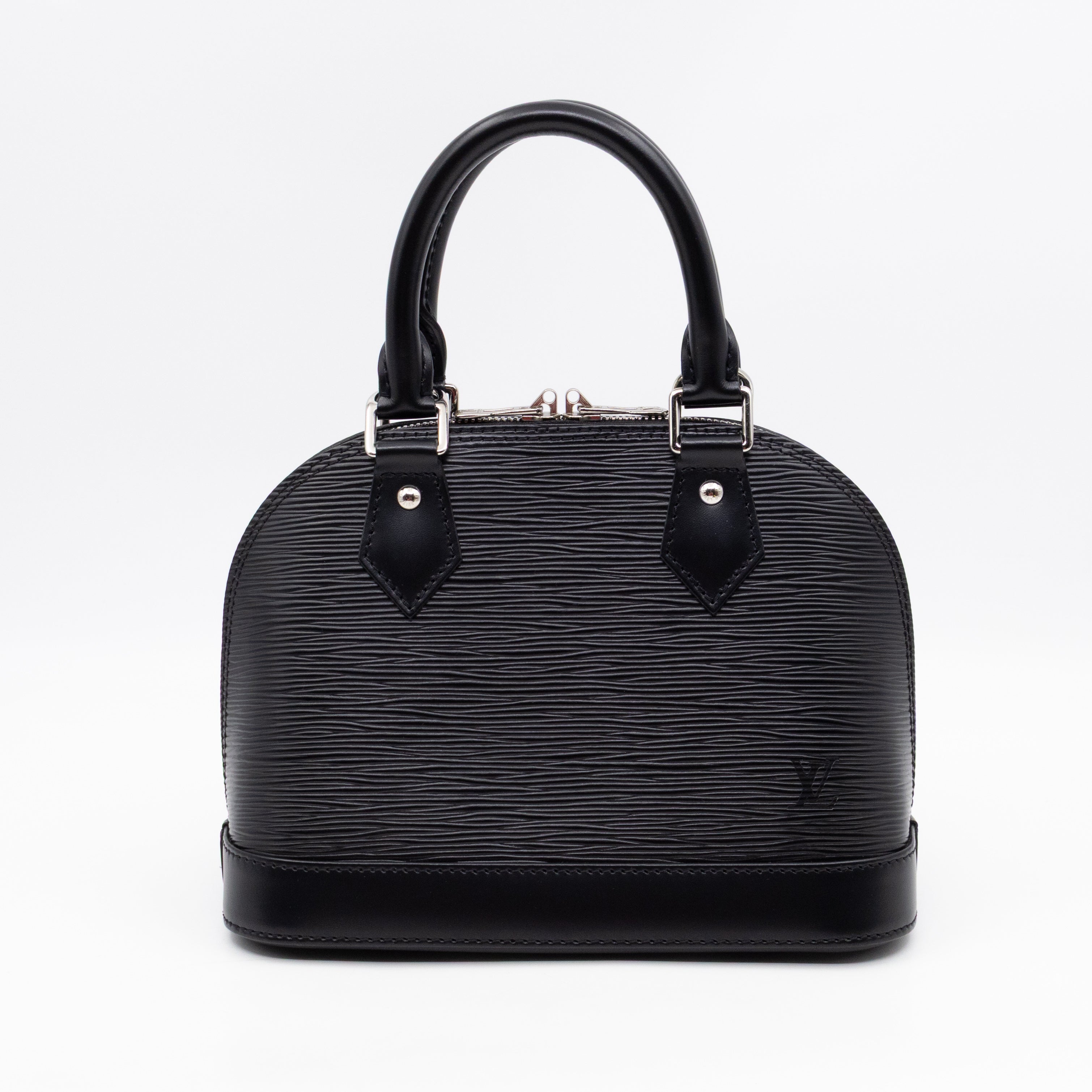 Alma BB Black Epi Leather