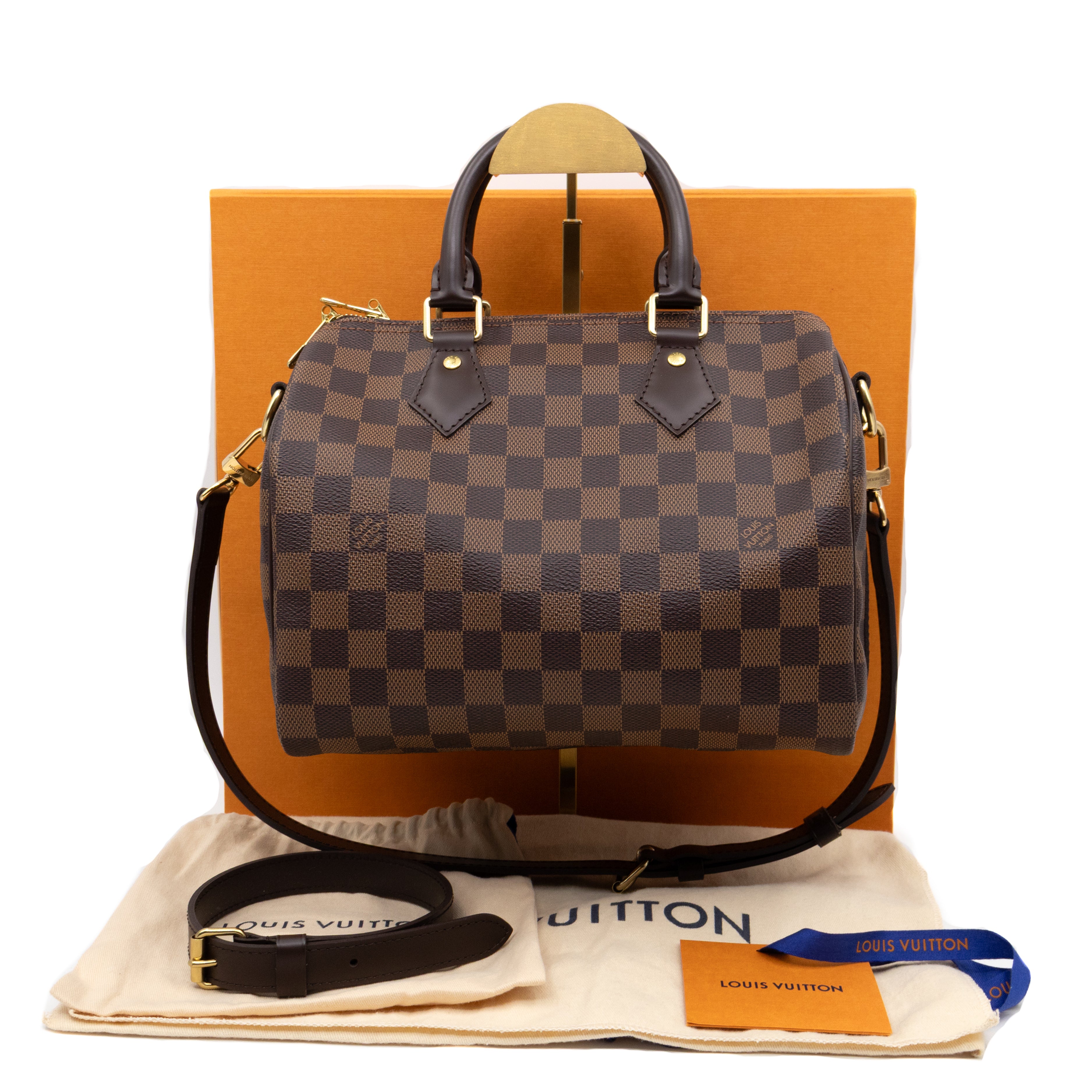 Speedy 25 Bandouliere Damier Ebene