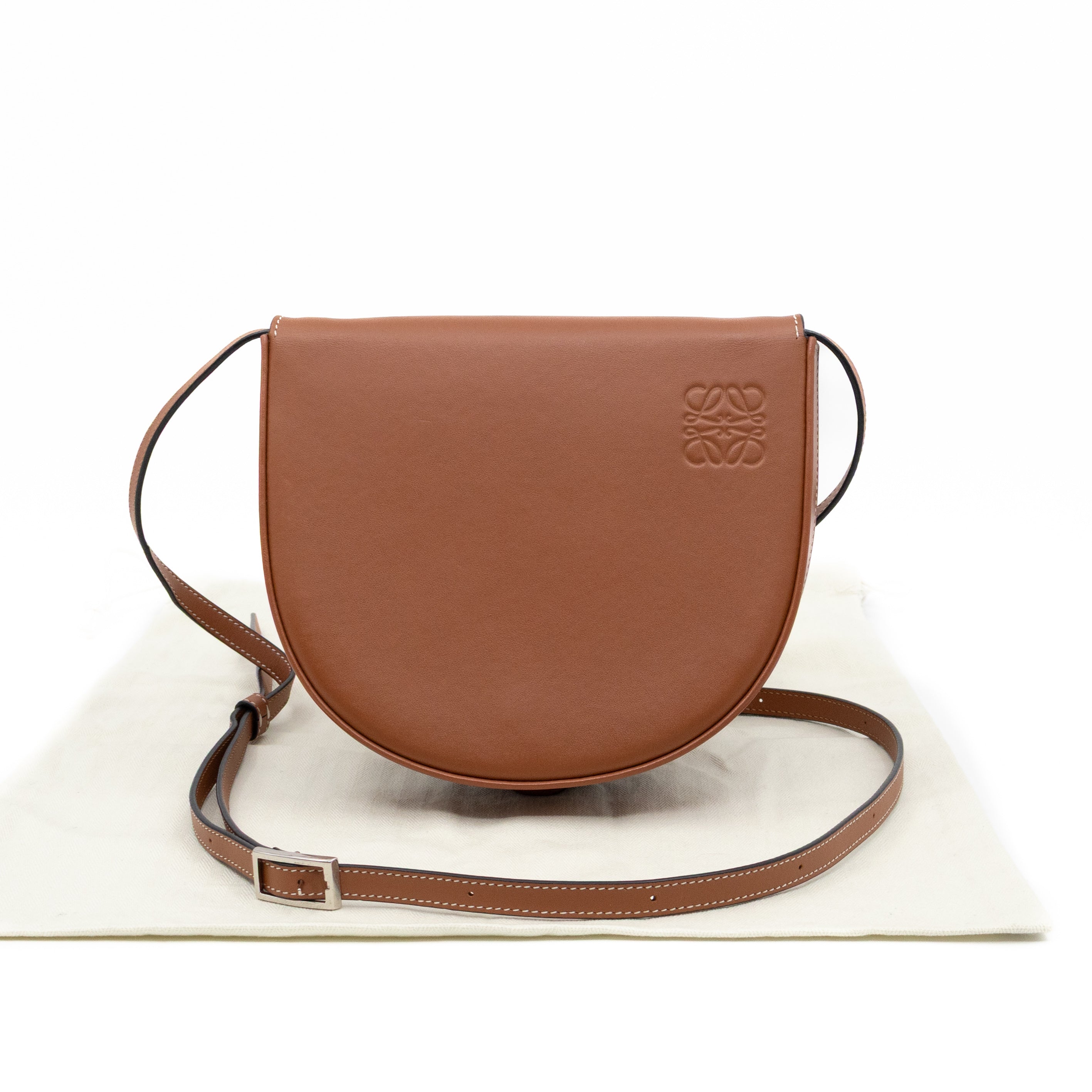 Heel Bag Brown Leather