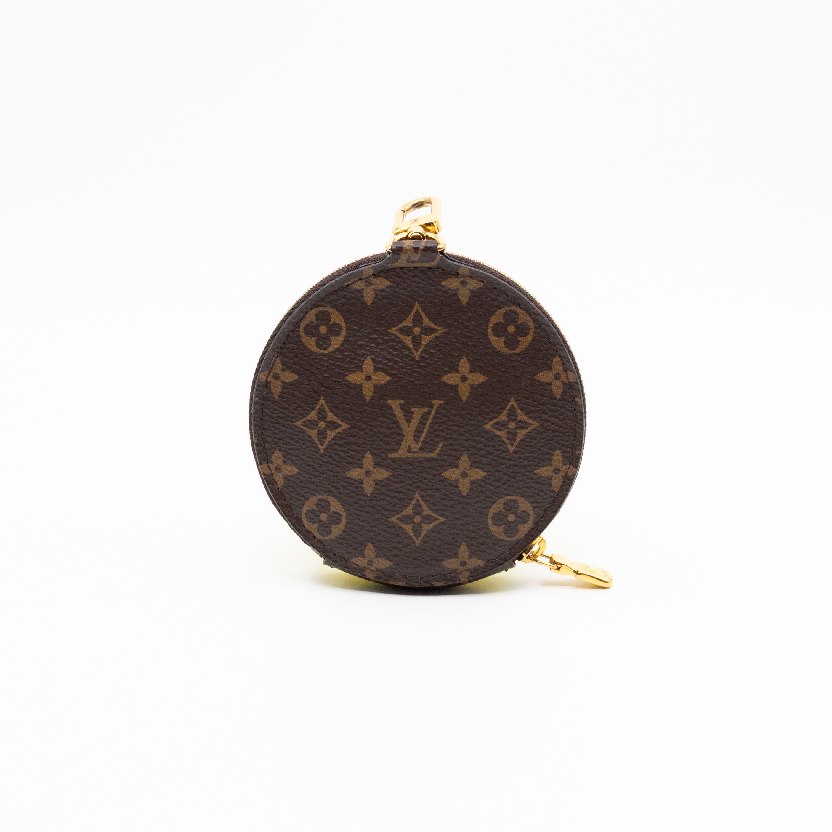 Round Coin Purse Monogram