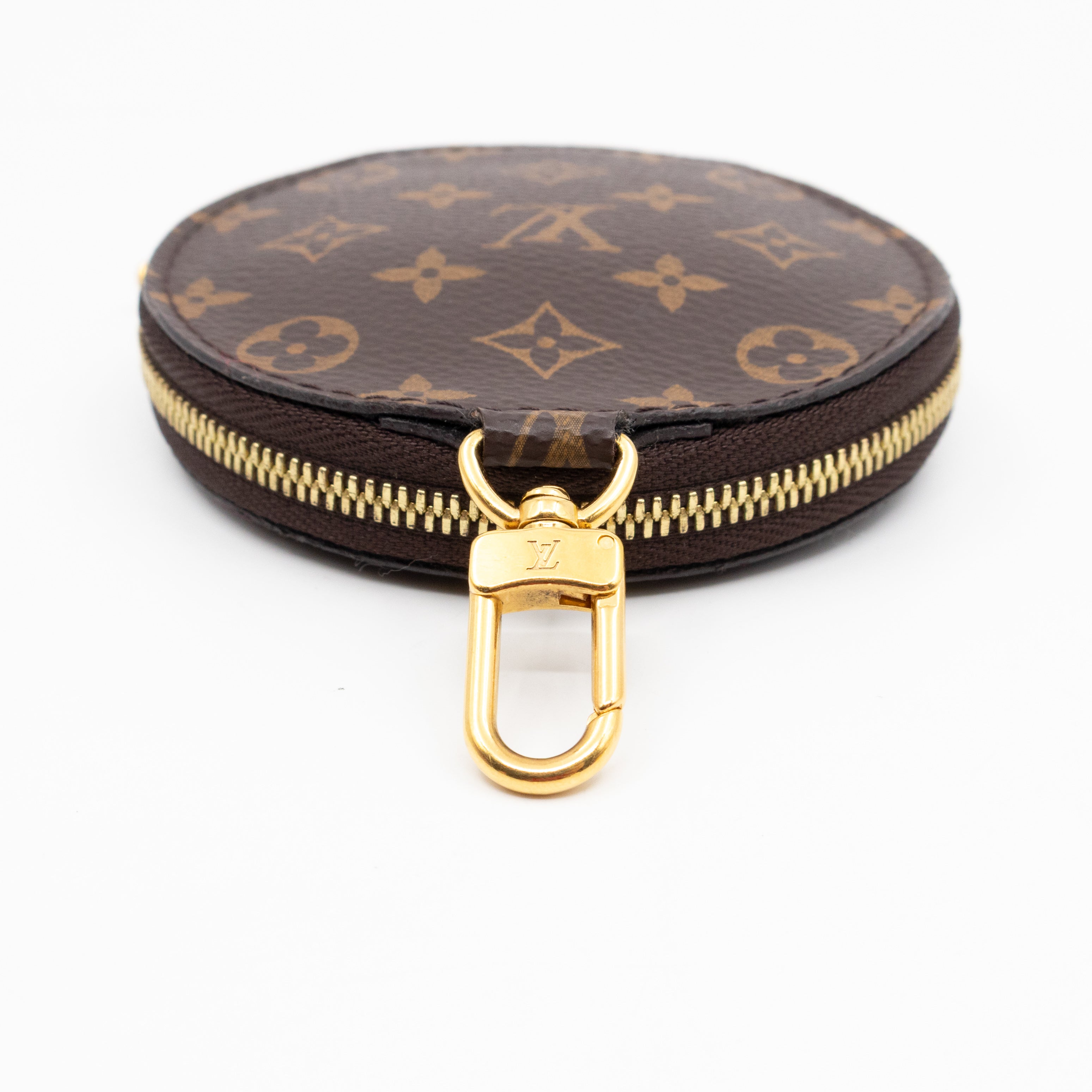 Round Coin Purse Monogram