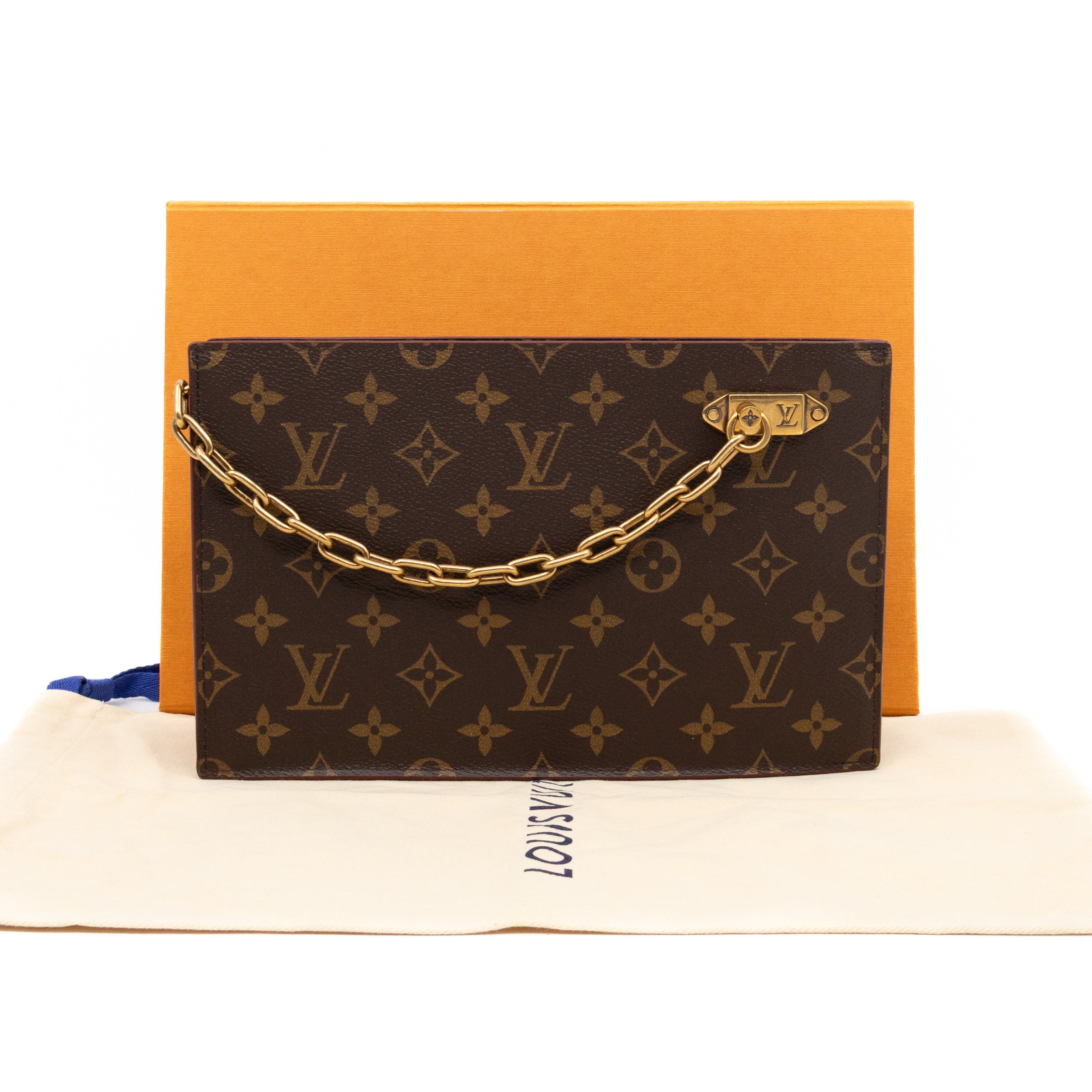 Legacy Chain Clutch Monogram