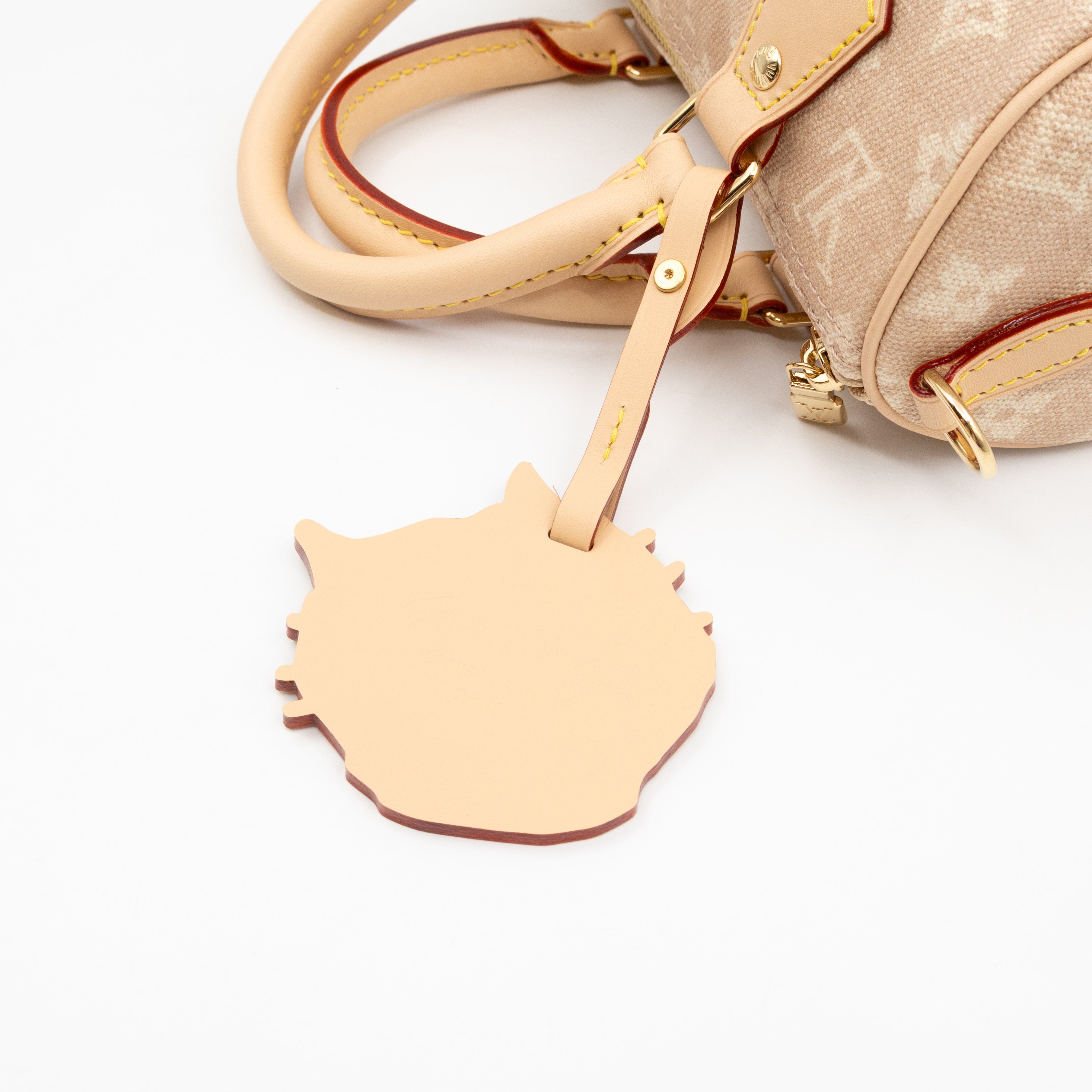 Speedy 20 Bandouliere Meowgram Canvas