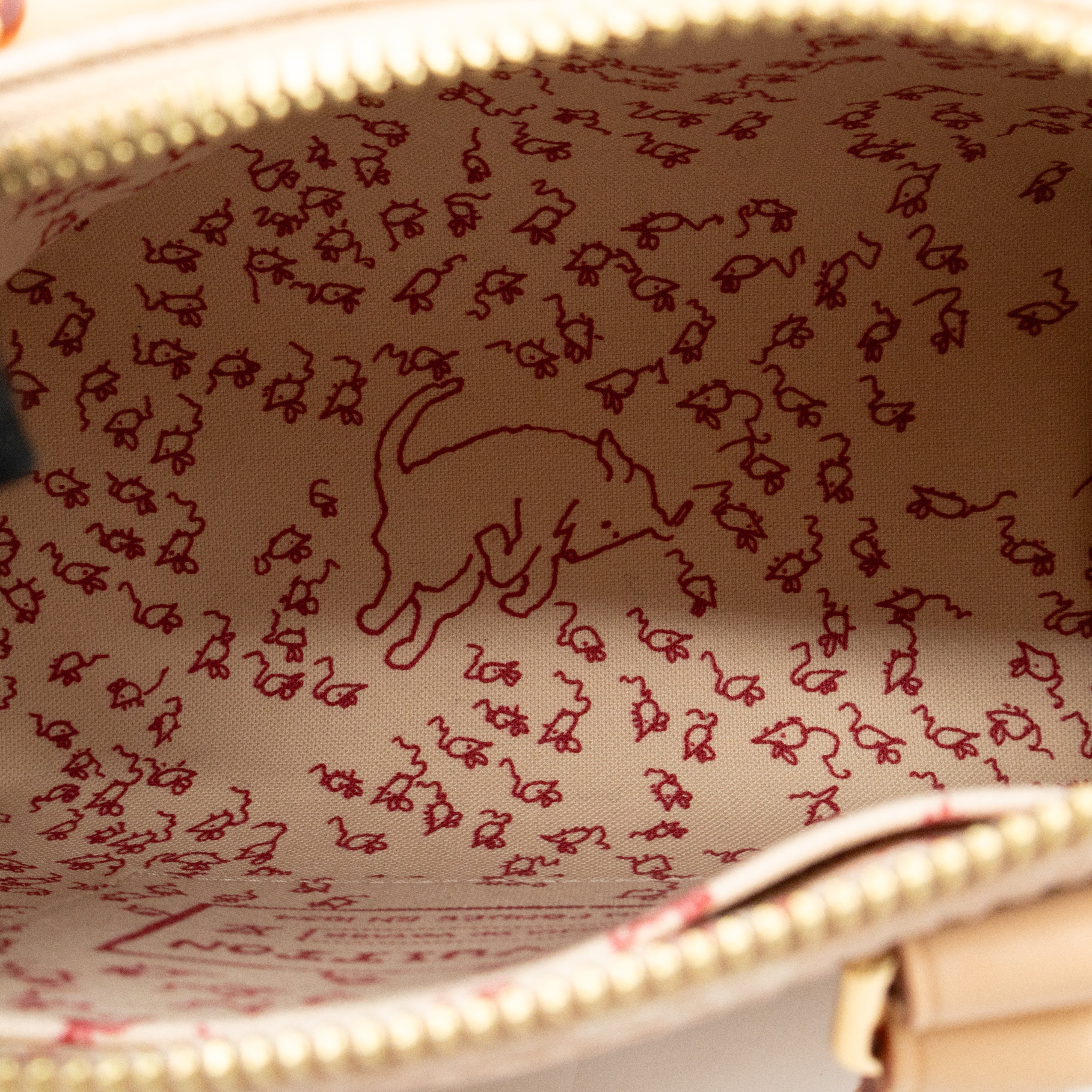 Speedy 20 Bandouliere Meowgram Canvas