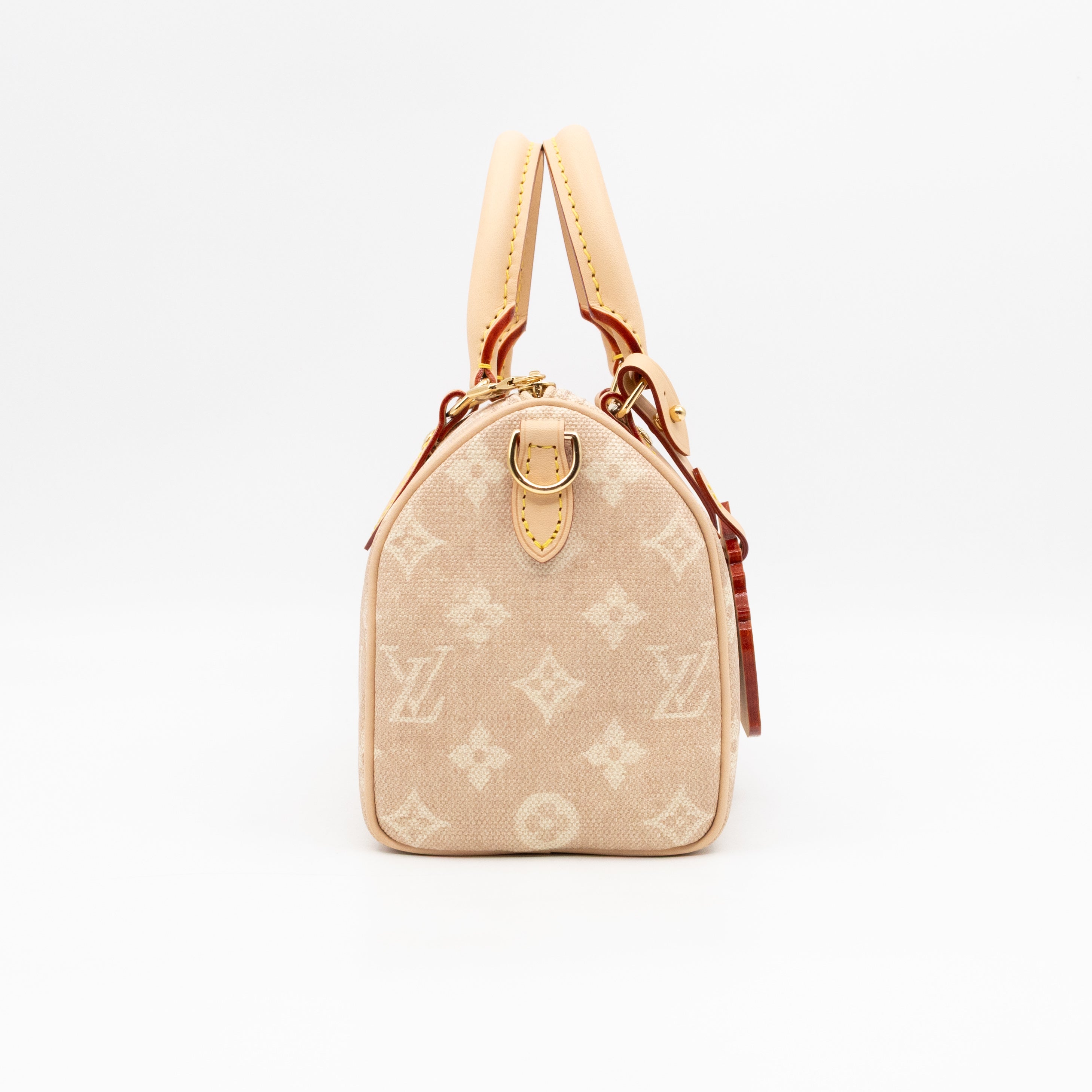 Speedy 20 Bandouliere Meowgram Canvas