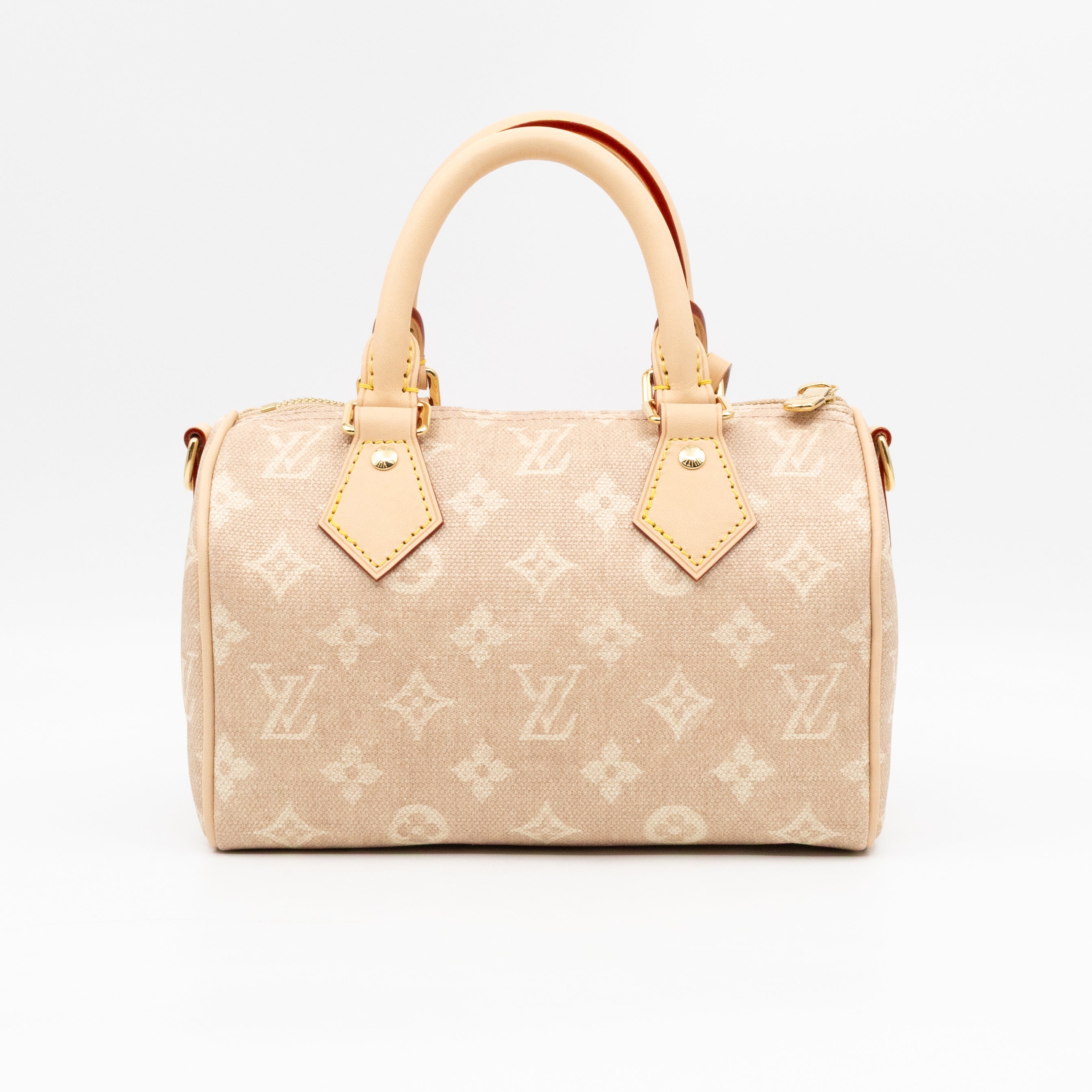 Speedy 20 Bandouliere Meowgram Canvas