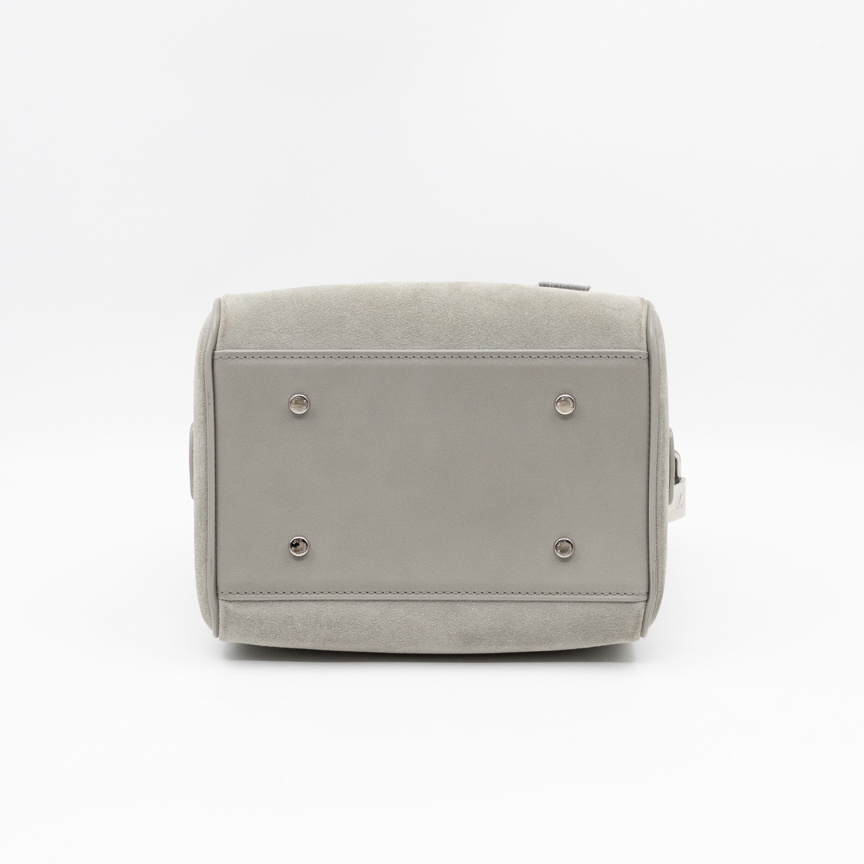 Illusion Speedy Cube PM Grey Suede Leather