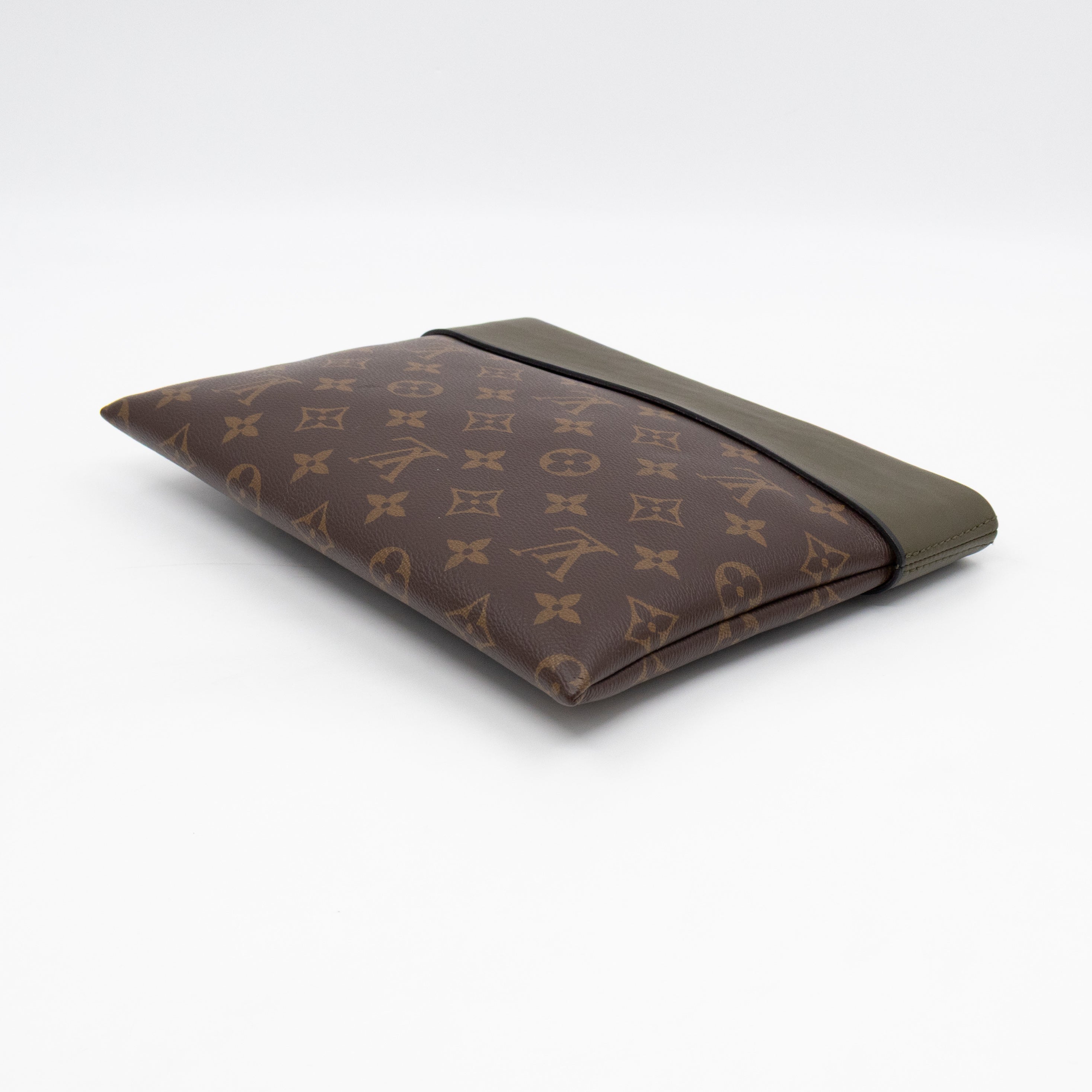Tuileries Pochette Monogram Khaki Leather