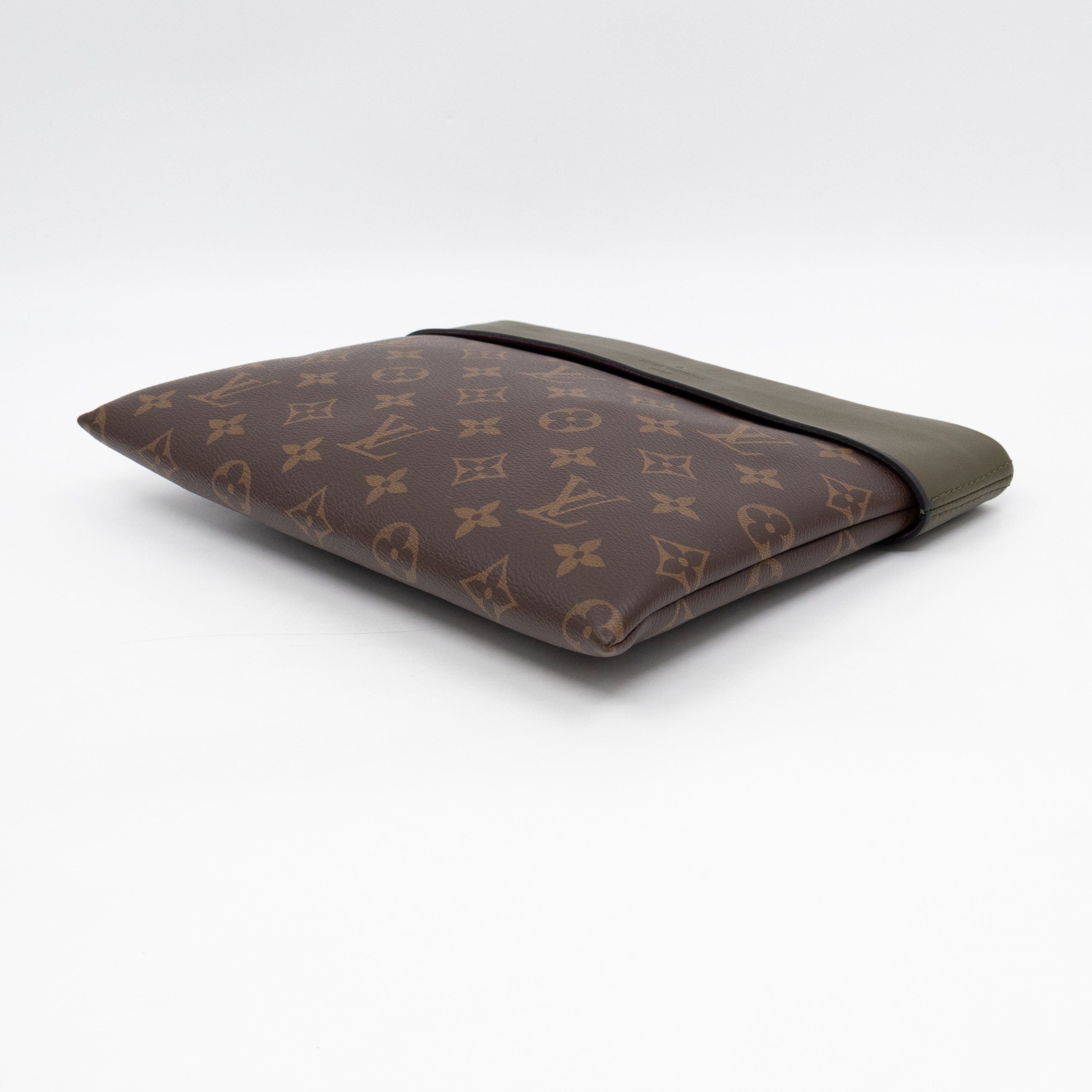 Tuileries Pochette Monogram Khaki Leather