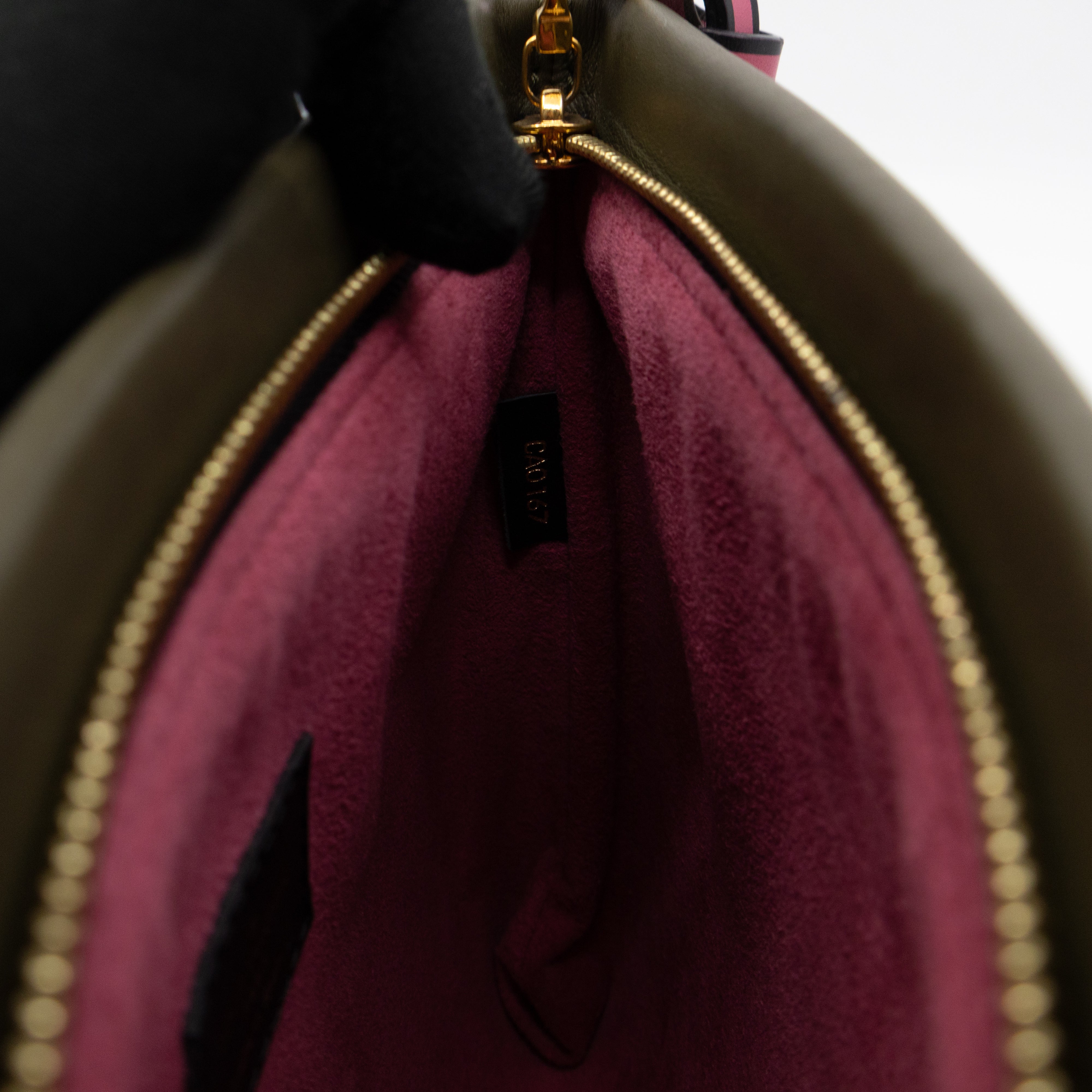 Tuileries Pochette Monogram Khaki Leather