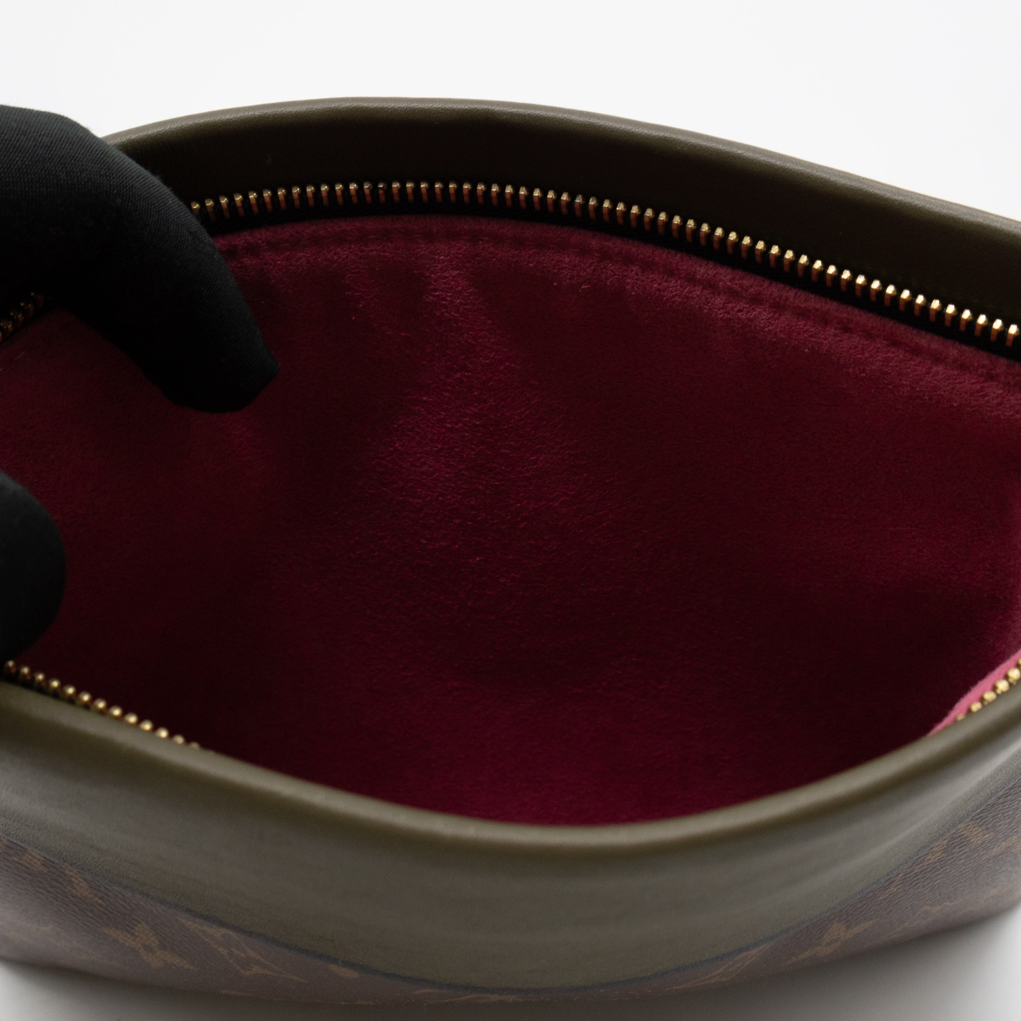 Tuileries Pochette Monogram Khaki Leather