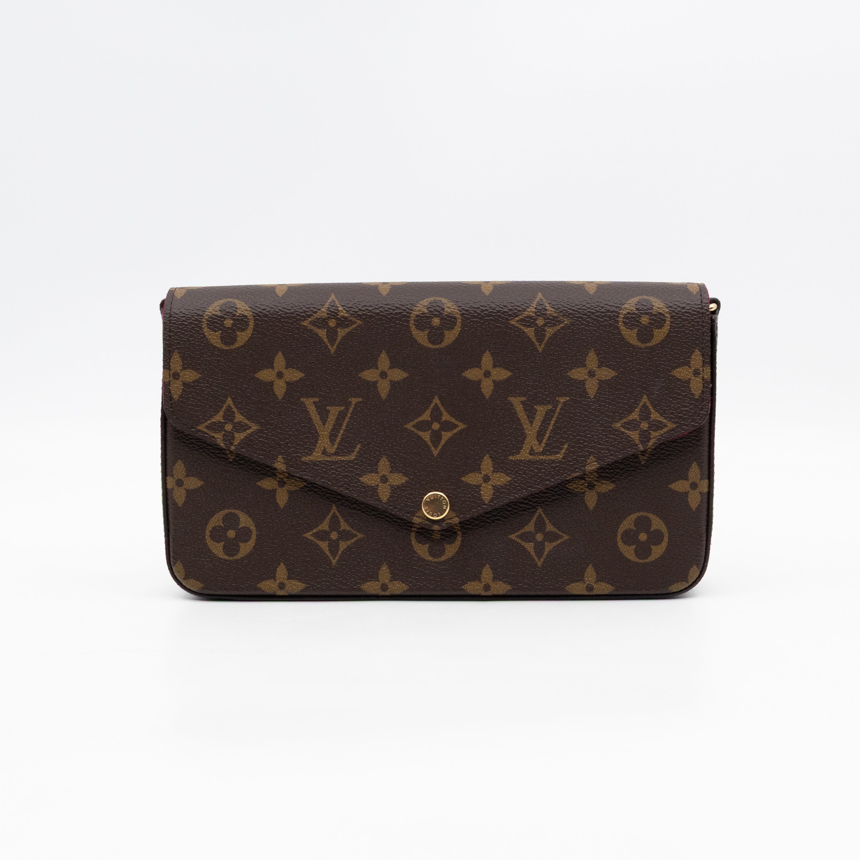 Pochette Felicie Monogram Fuchsia