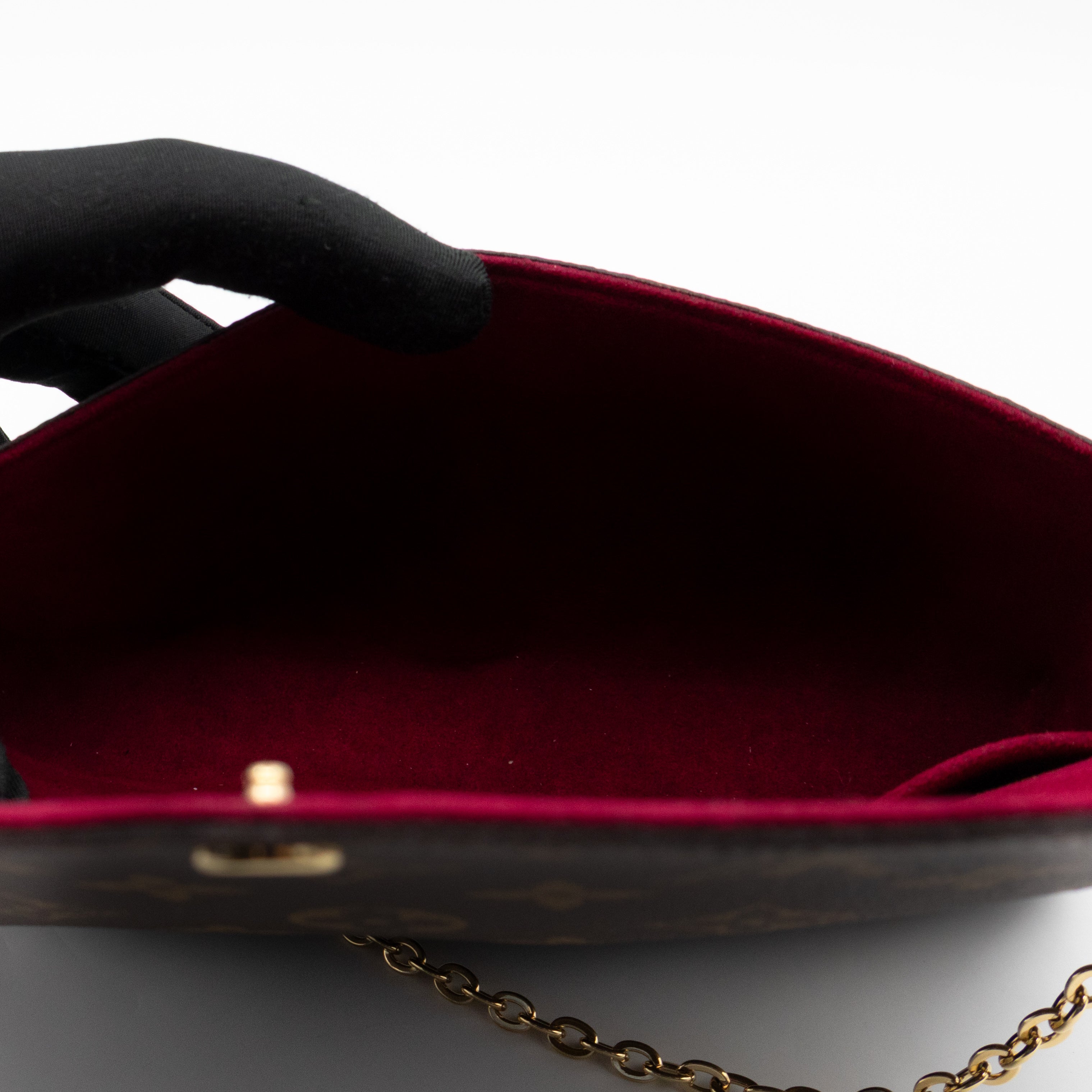 Pochette Felicie Monogram Fuchsia