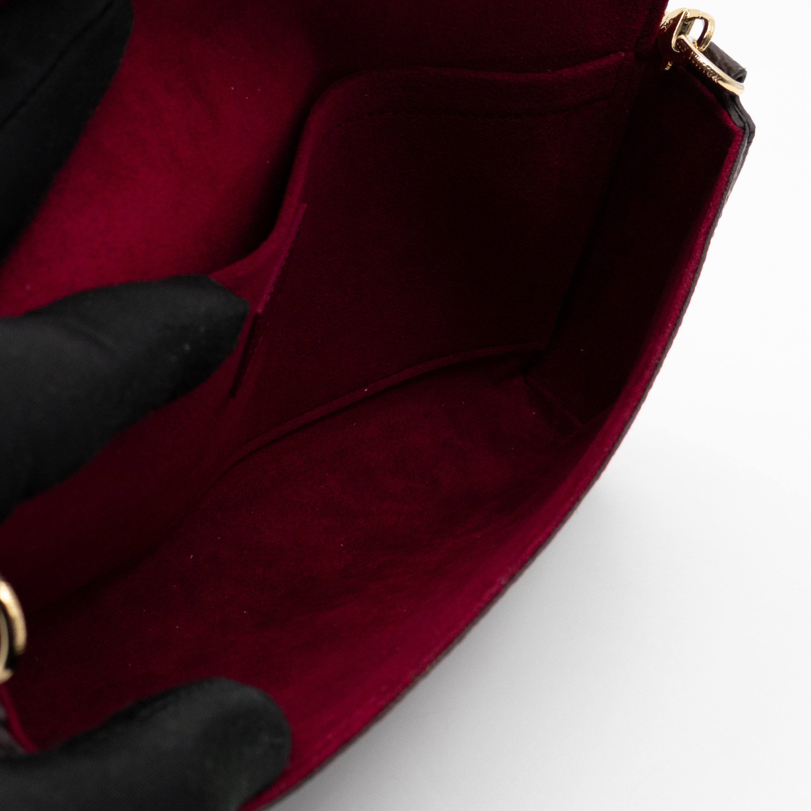 Pochette Felicie Monogram Fuchsia