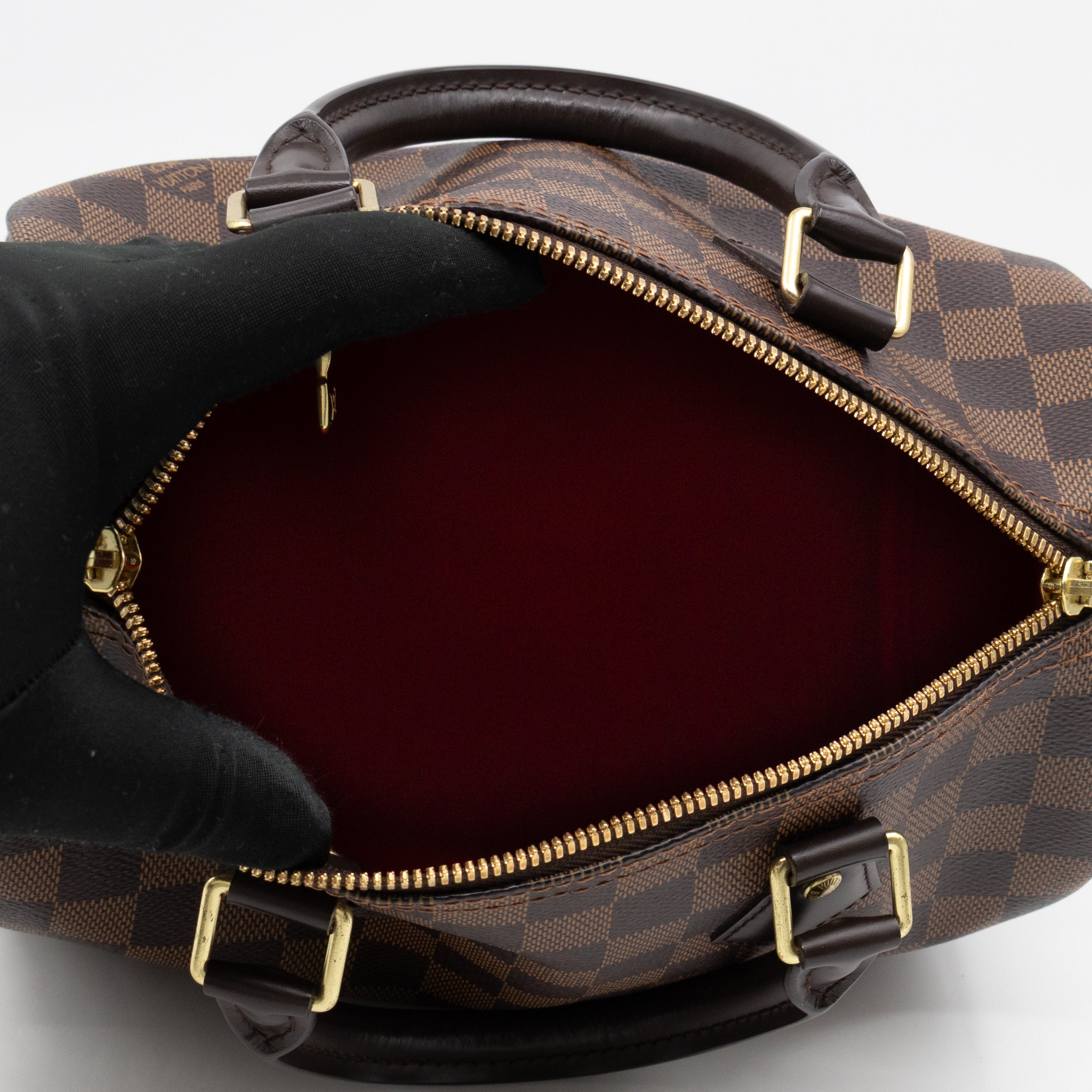 Speedy 25 Bandouliere Damier Ebene