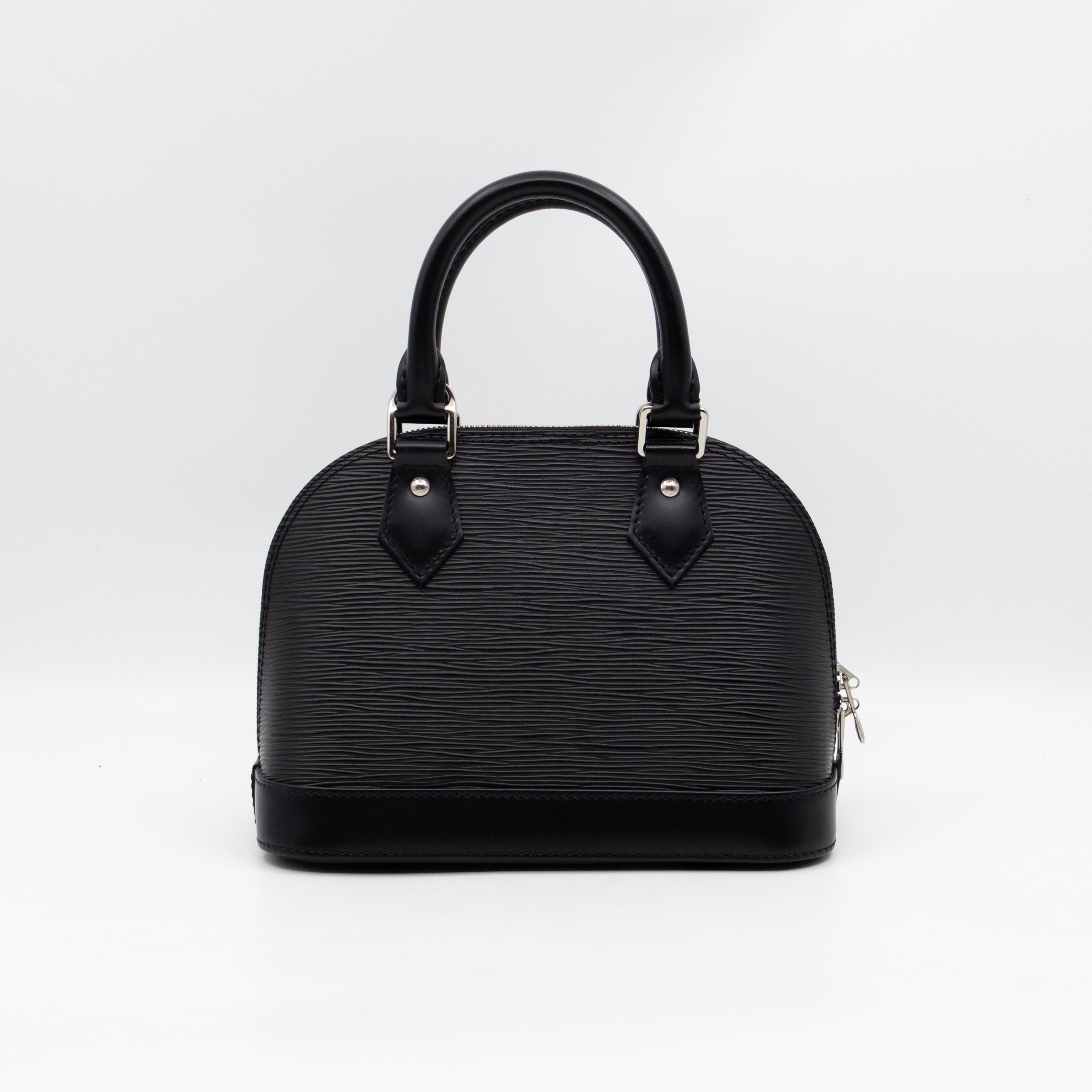 Alma BB Black Epi Leather