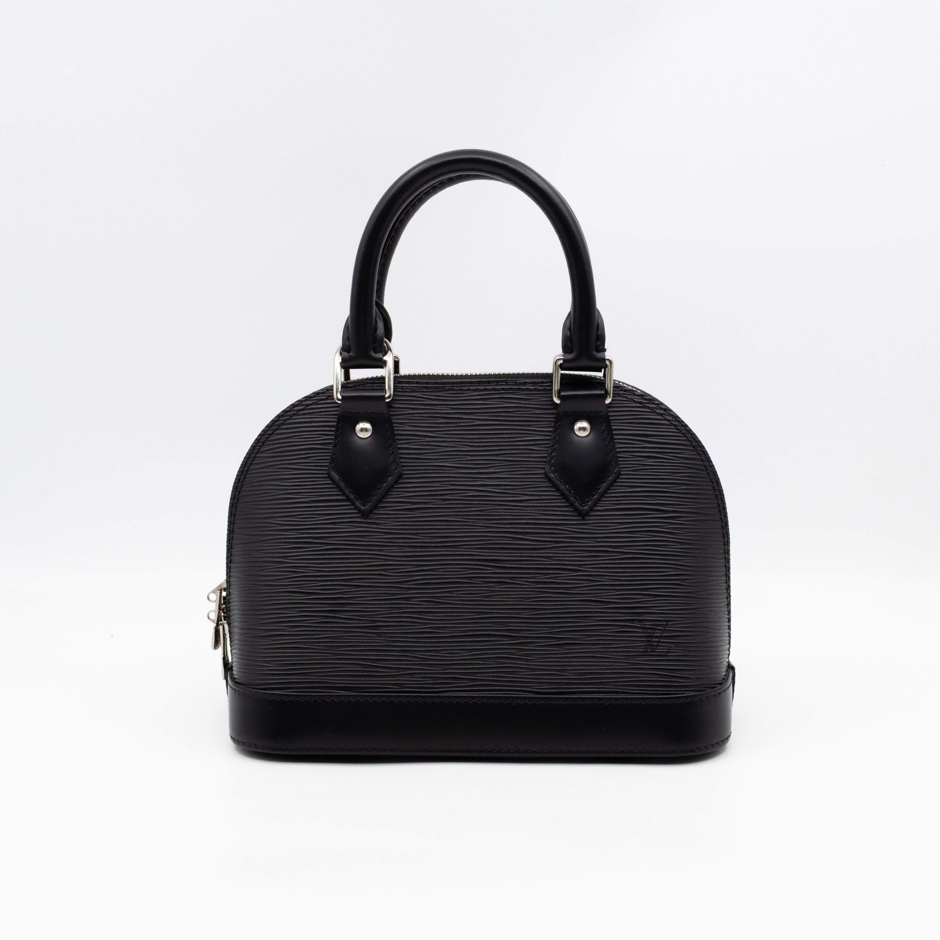 Alma BB Black Epi Leather