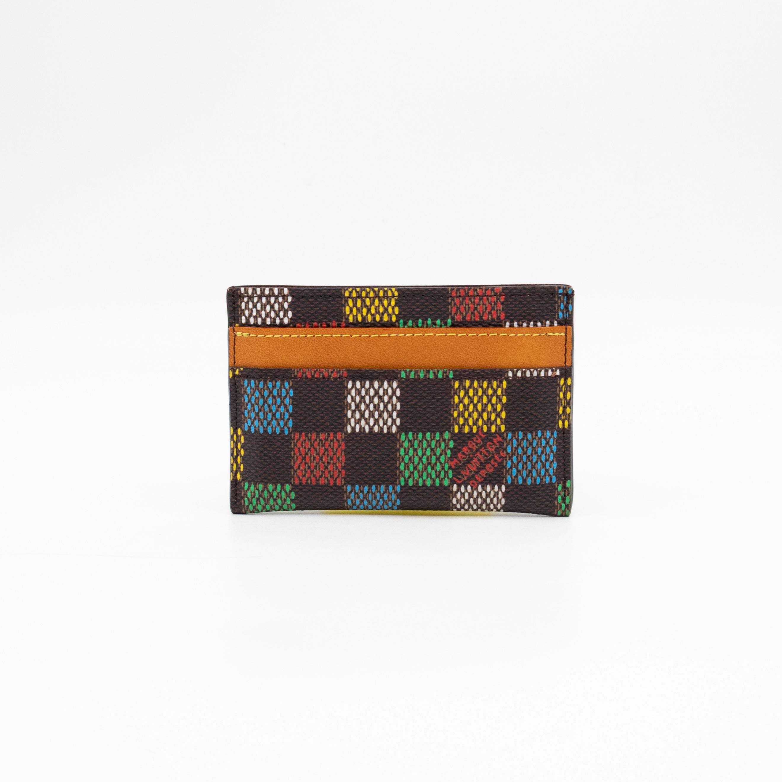Double Card Holder LV Vers Damier Ebene