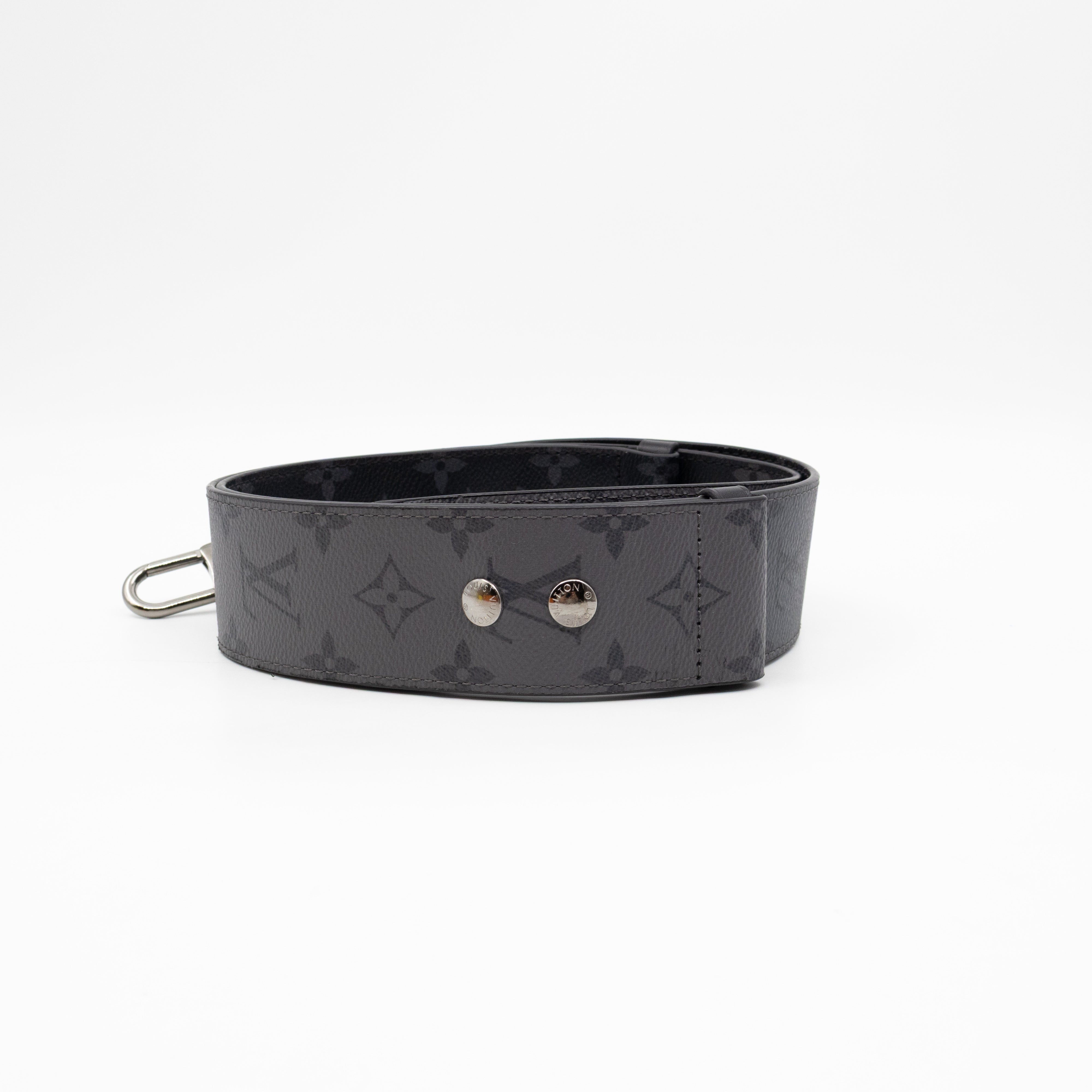 Bandouliere Reversible Strap Monogram Eclipse Reverse