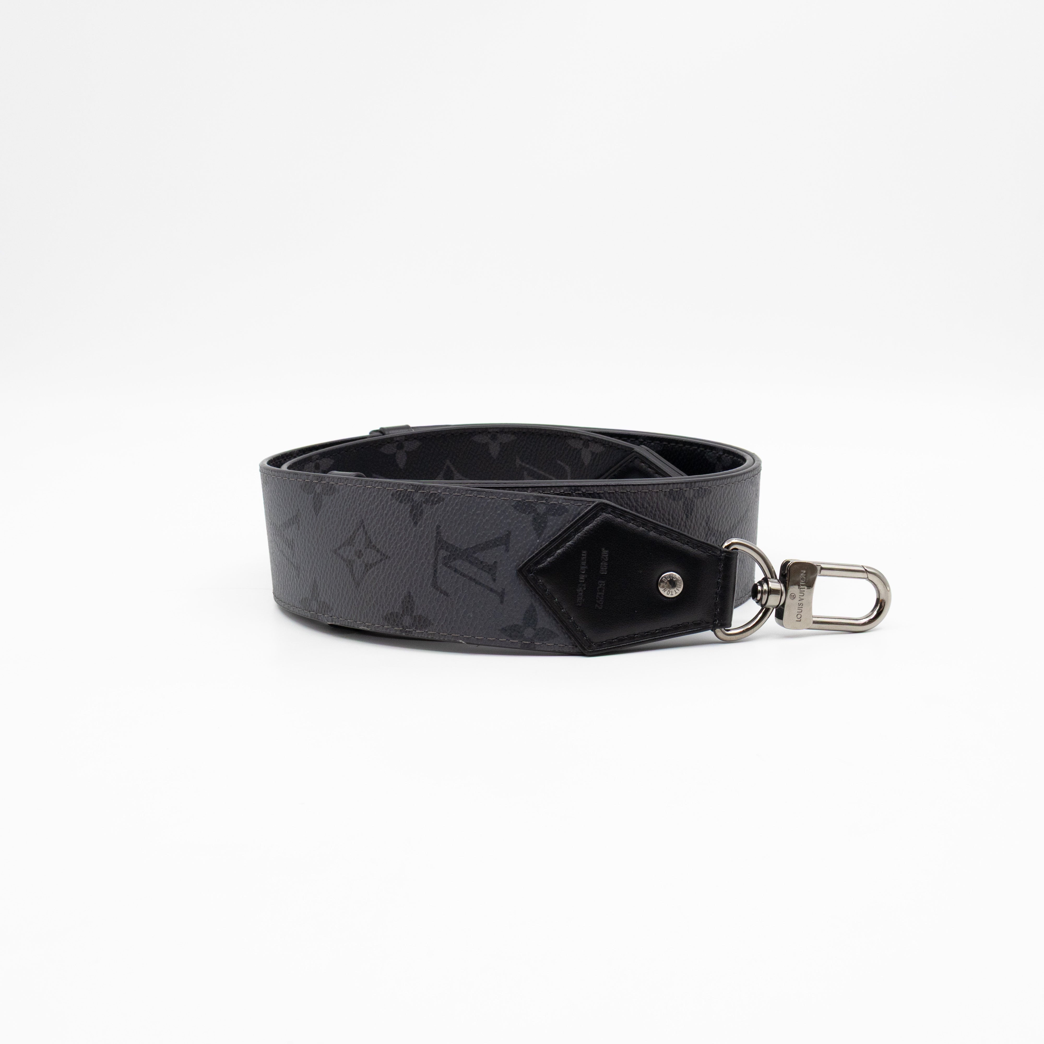 Bandouliere Reversible Strap Monogram Eclipse Reverse
