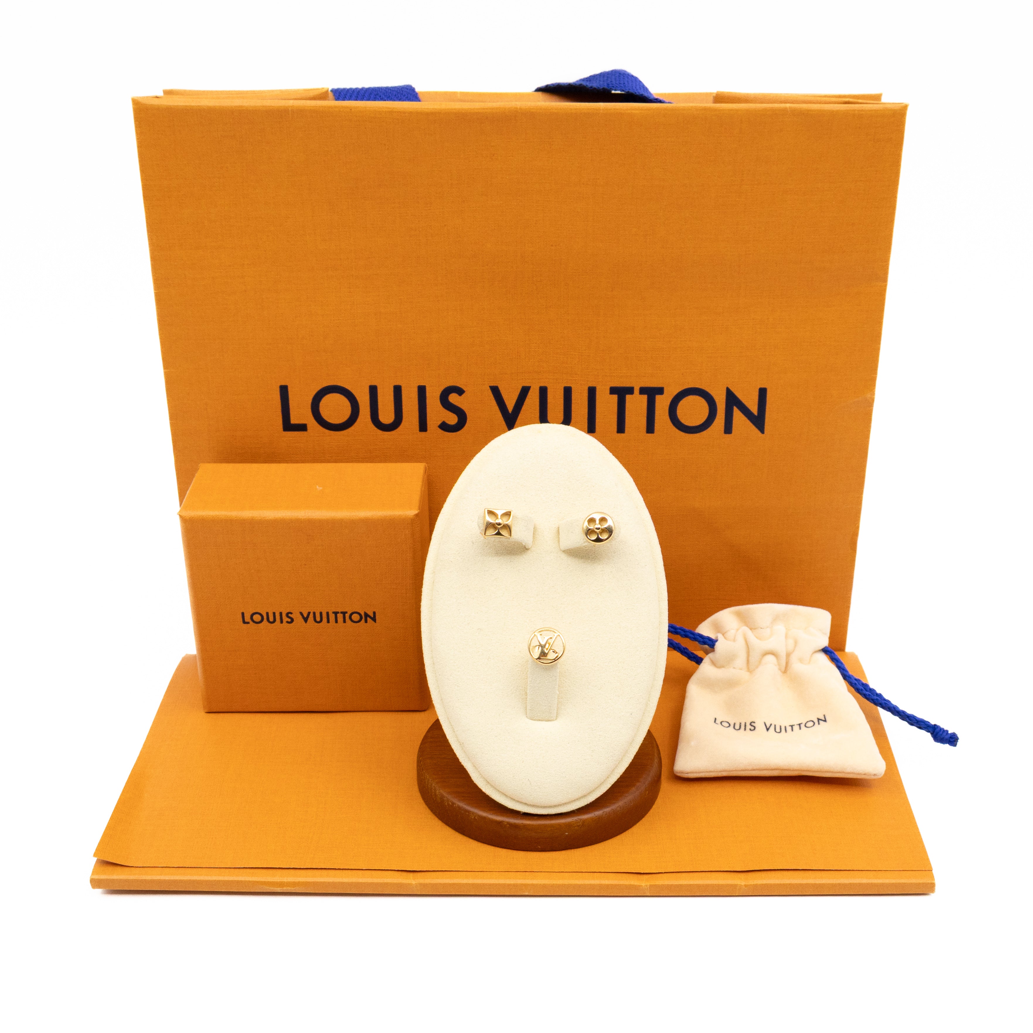 Crazy In Lock Earrings Set Gold