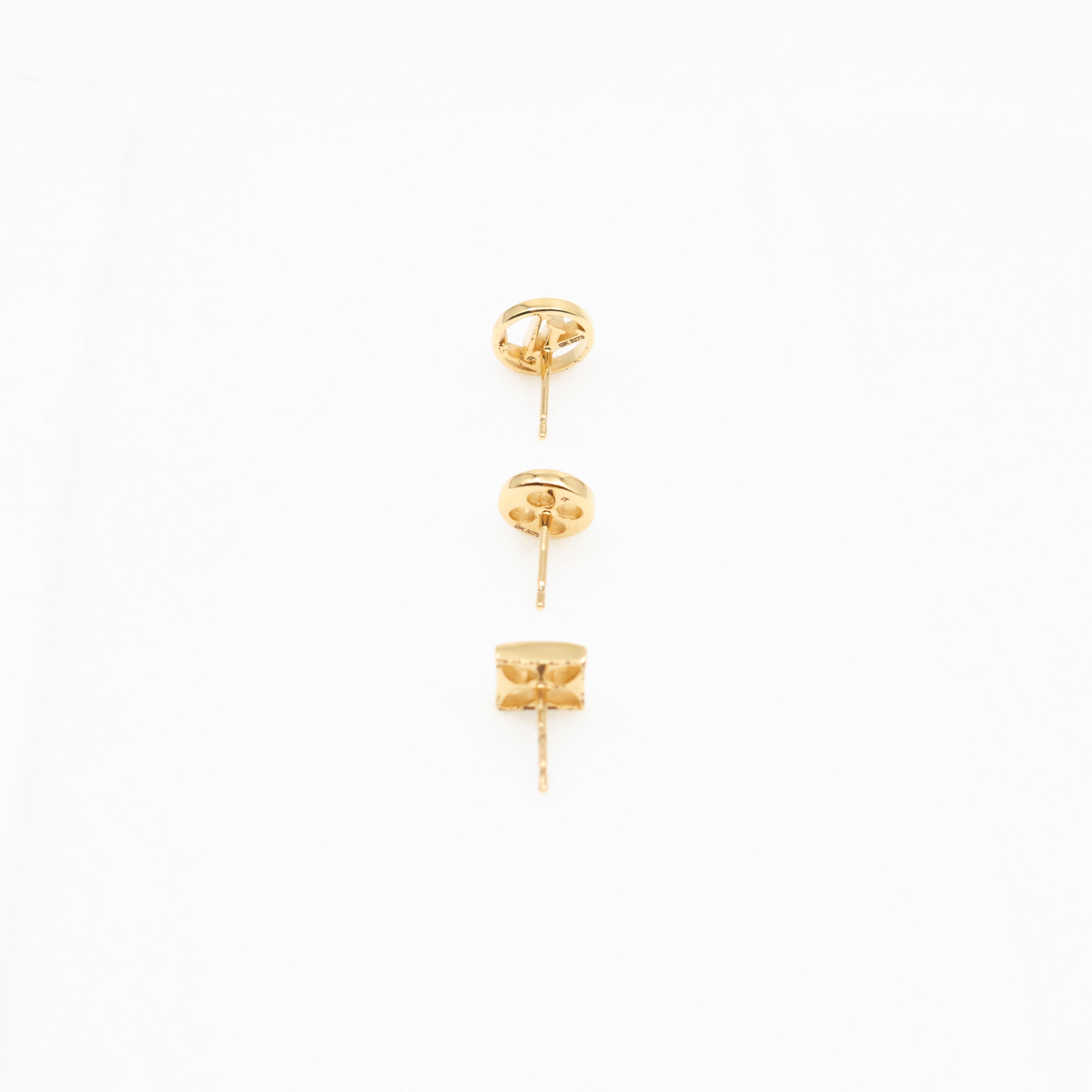 Crazy In Lock Earrings Set Gold