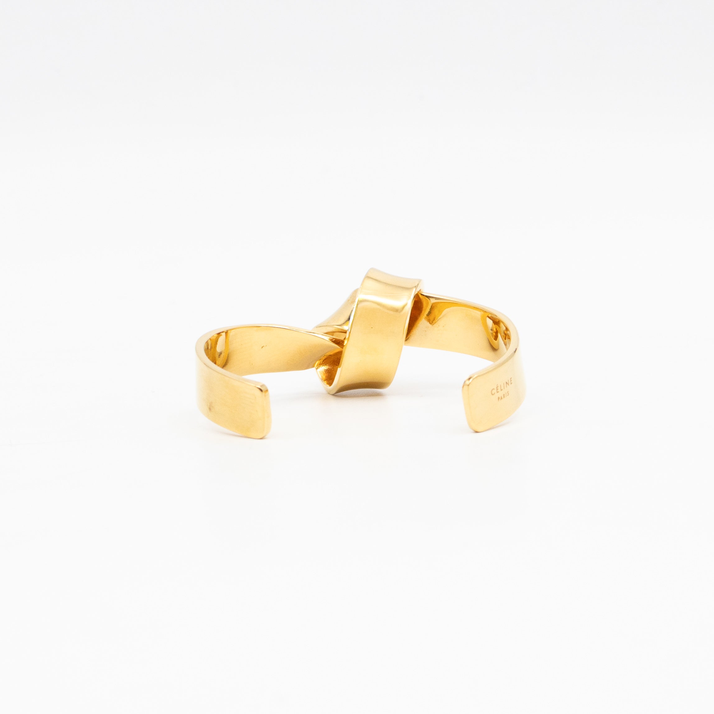 Flat Knot Bracelet Gold