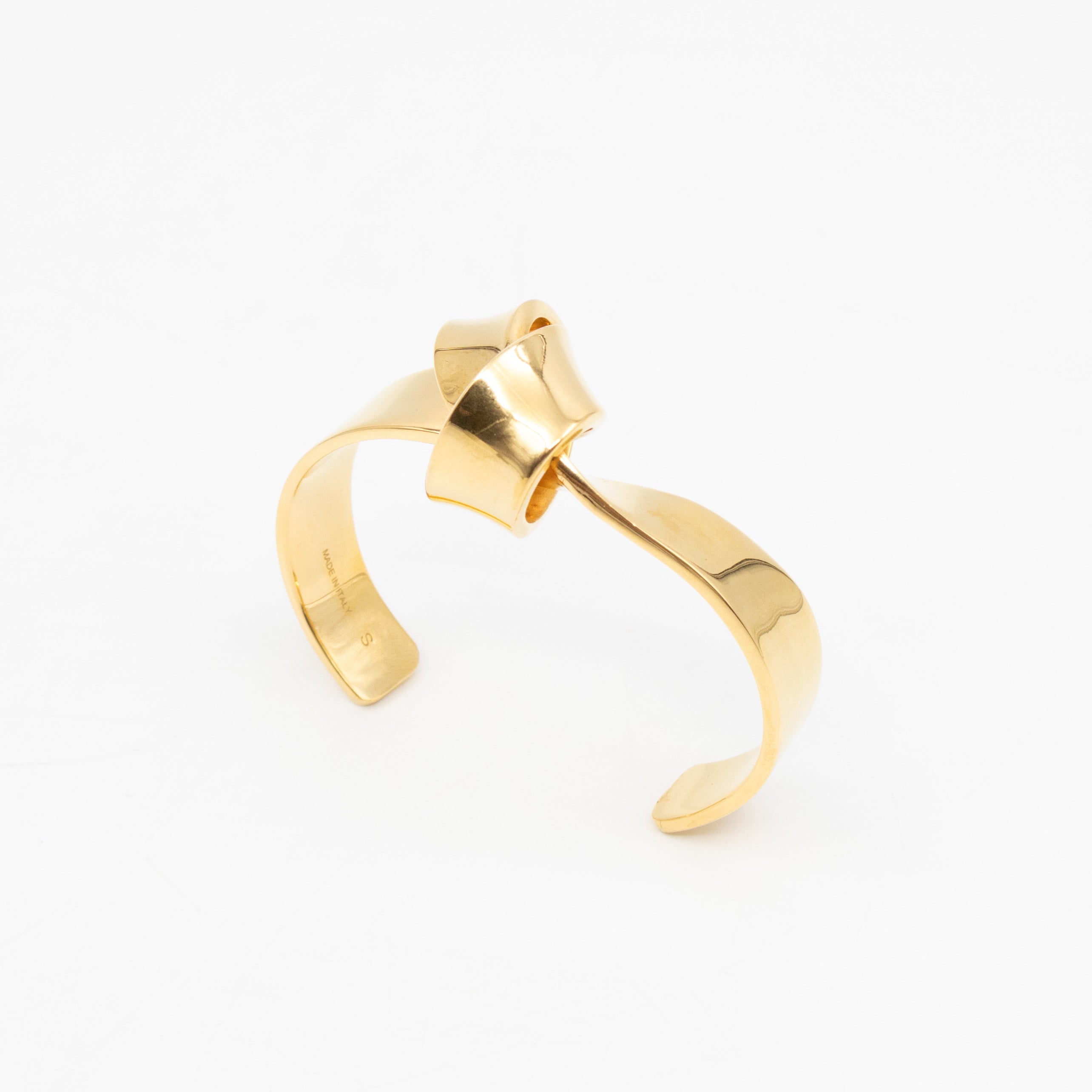 Flat Knot Bracelet Gold