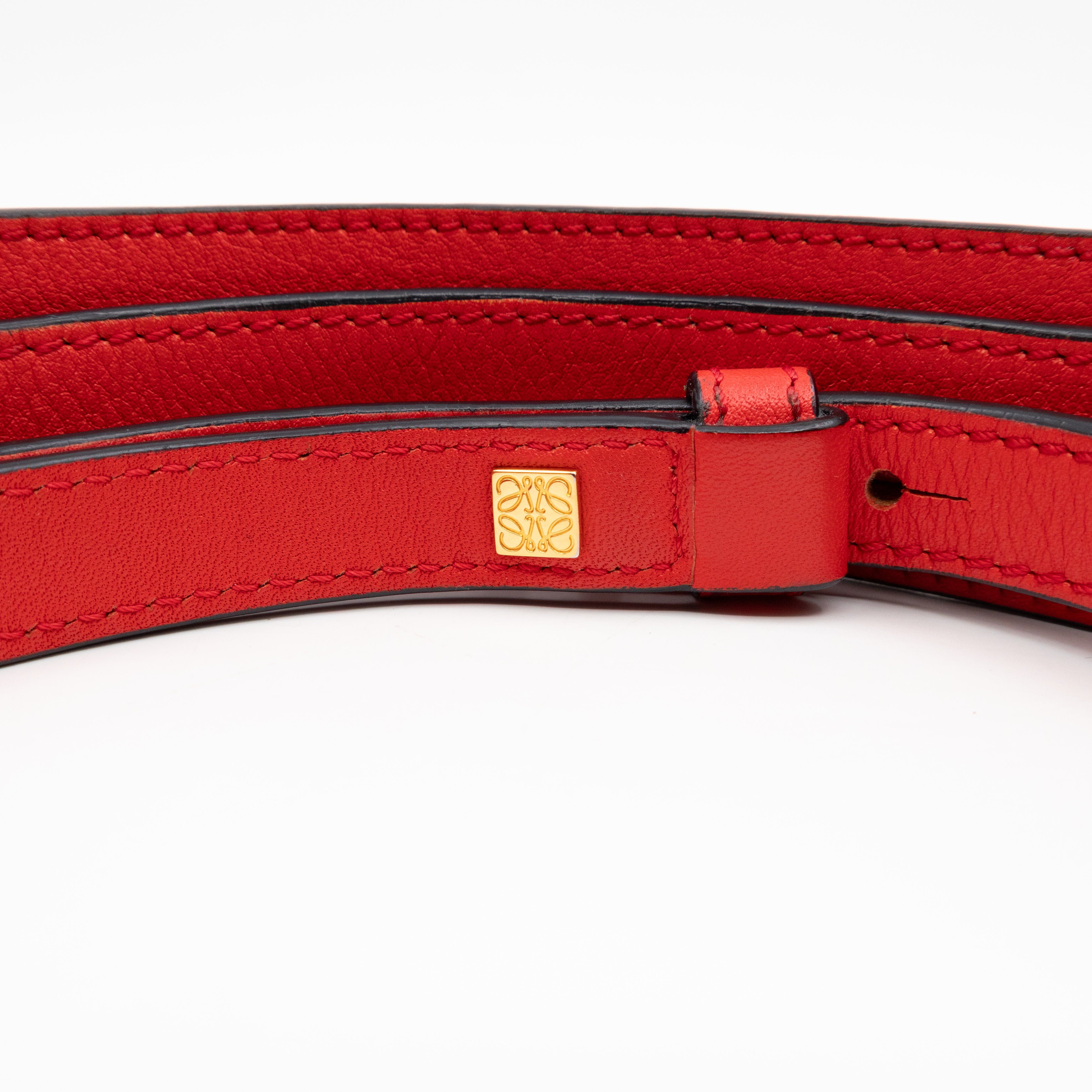 Amazona 23 Crossbody Bag Red Leather