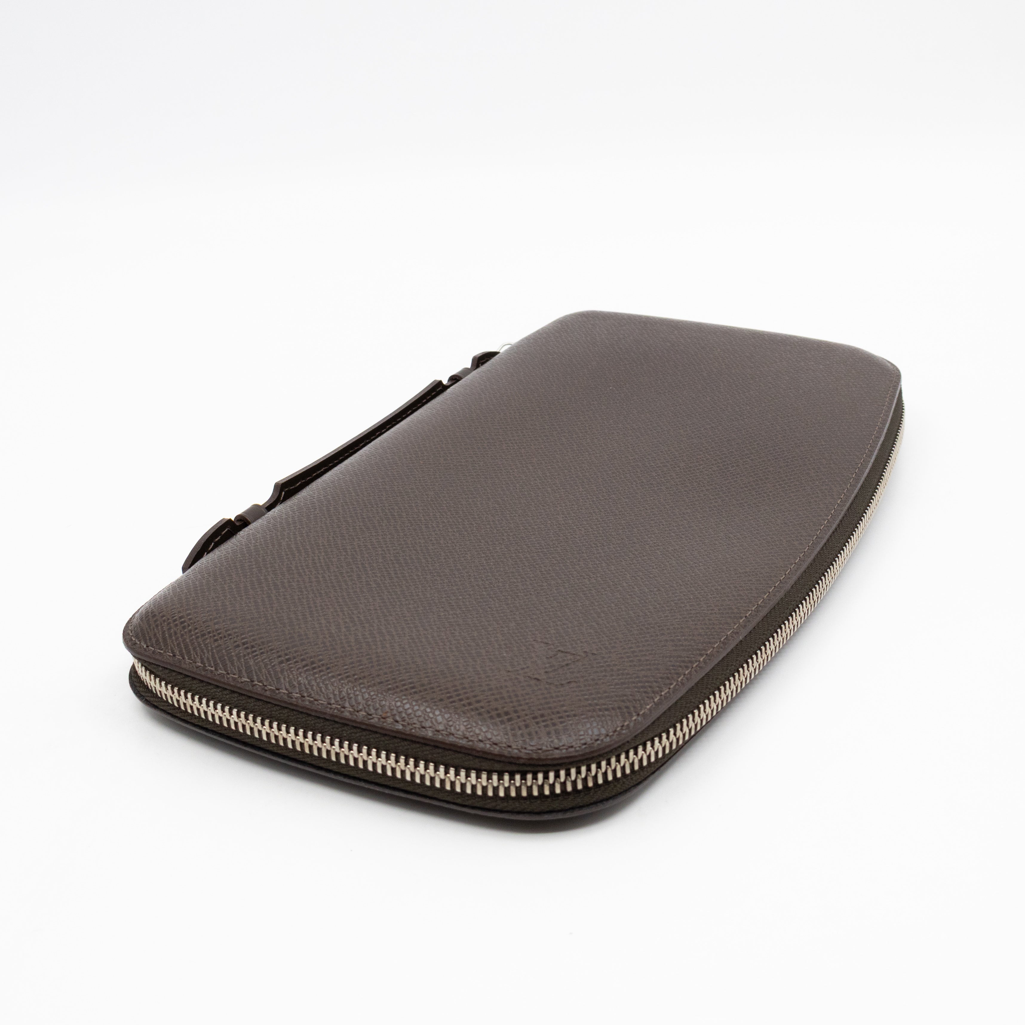 Atoll Travel Organizer Case Brown Taigarama Leather