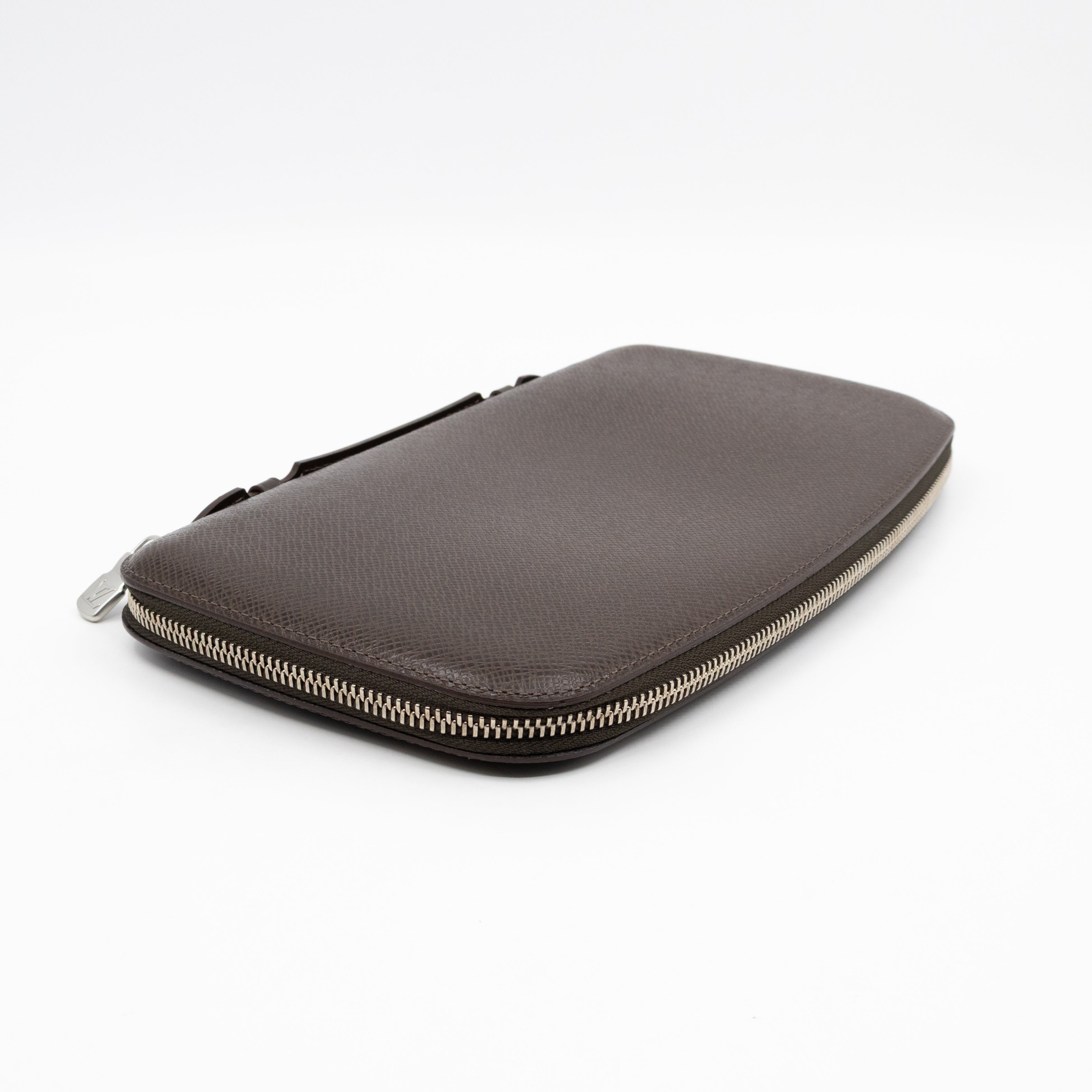 Atoll Travel Organizer Case Brown Taigarama Leather