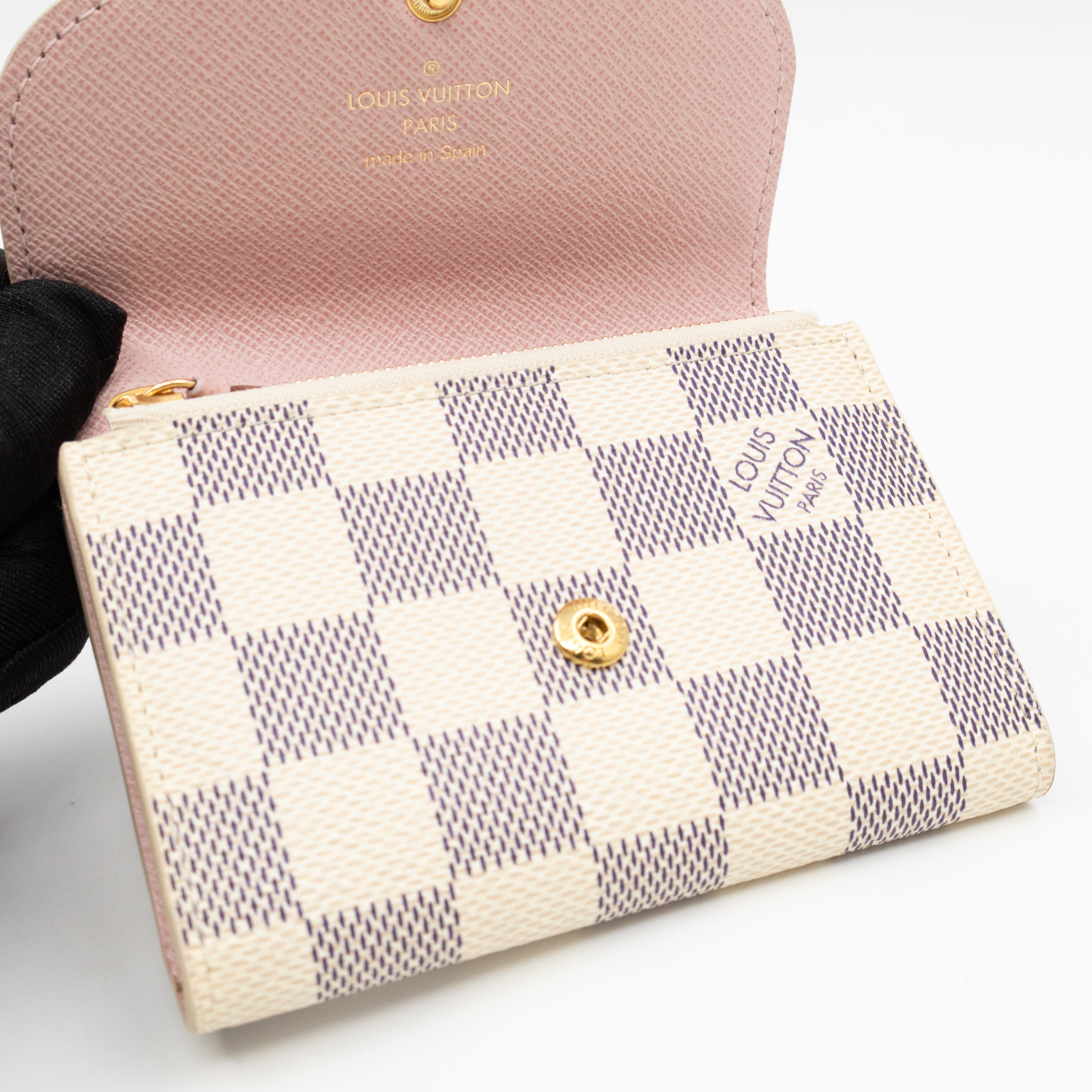 Rosalie Coin Purse Damier Azur