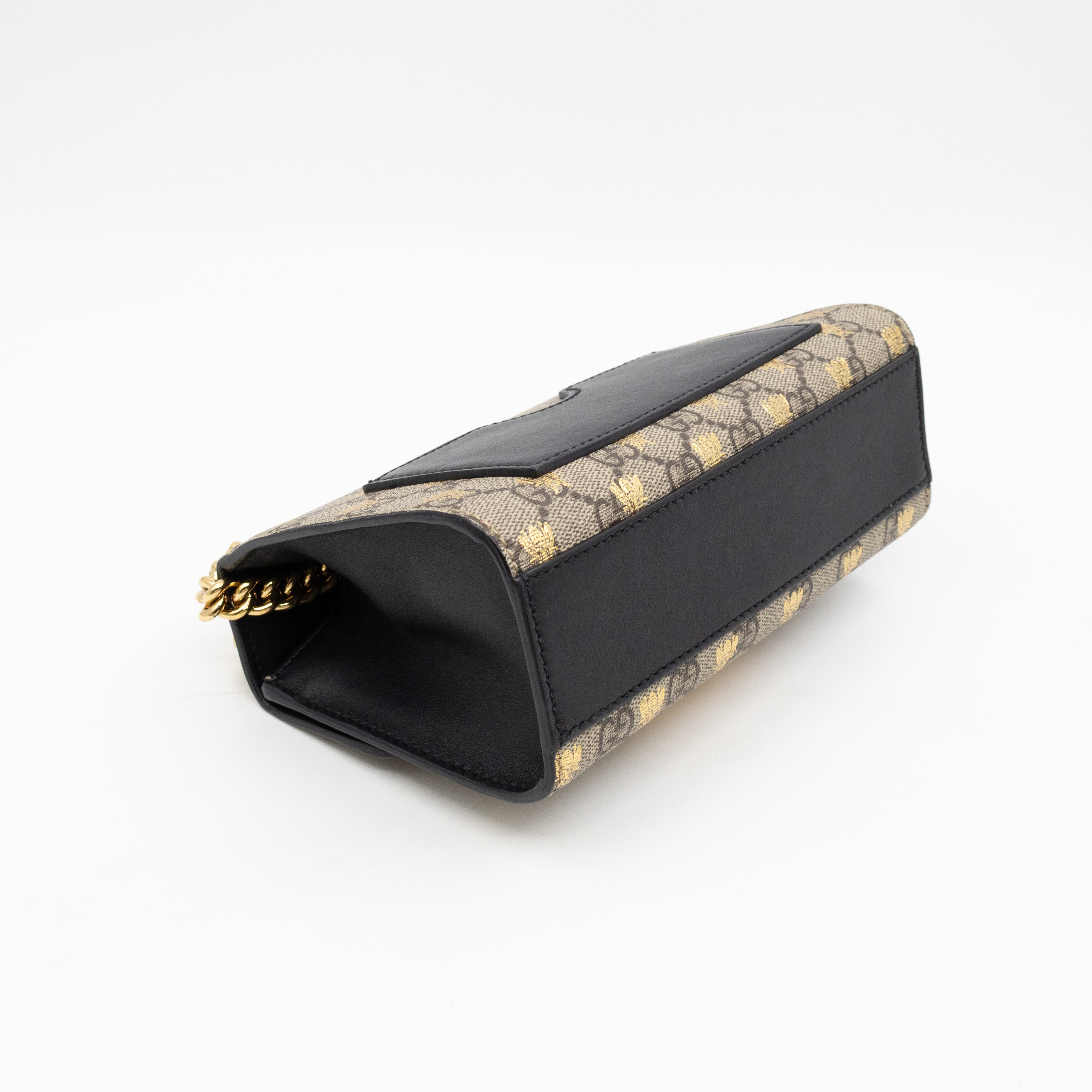 Padlock Flap Bag Small GG Supreme Bees