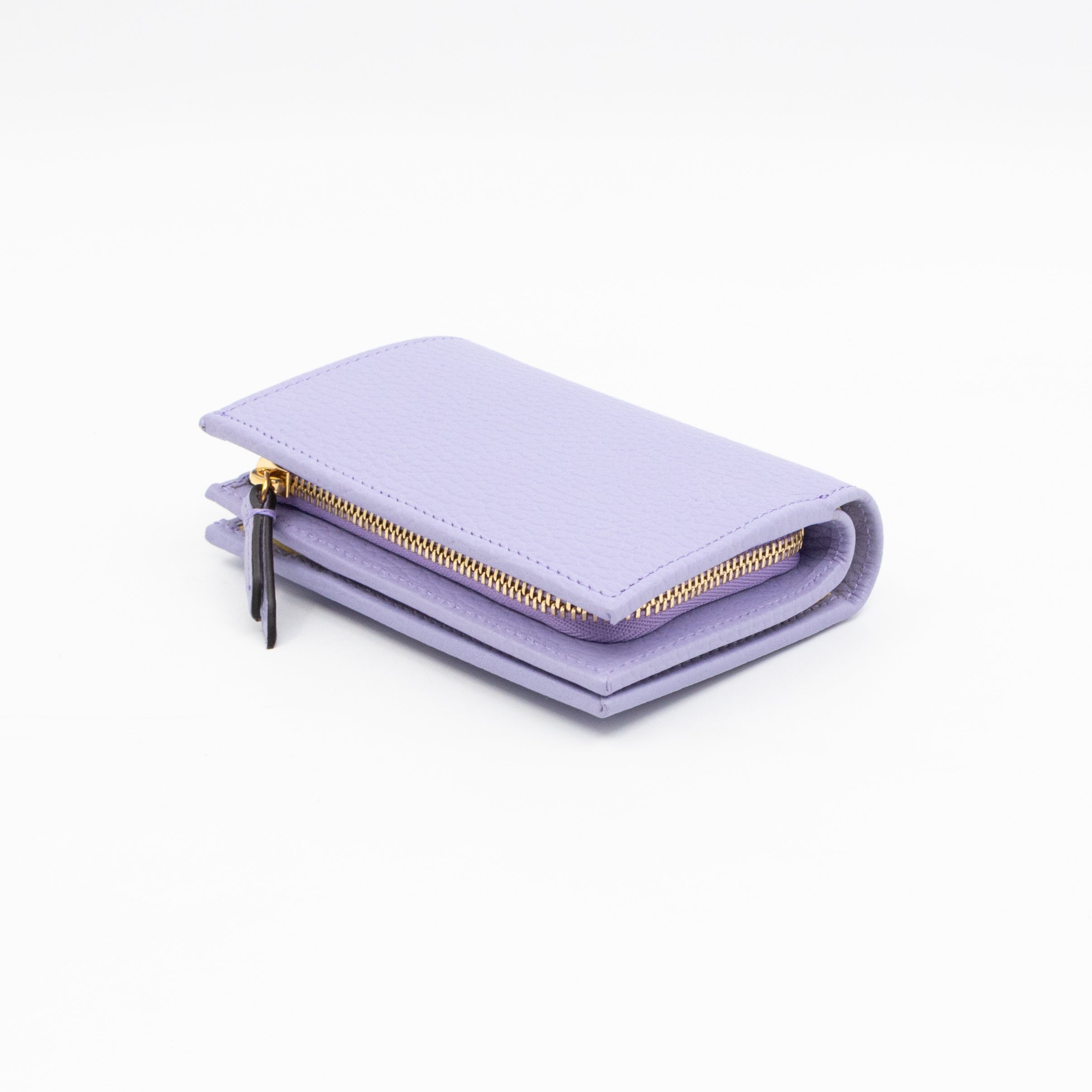 GG Marmont Card Case Wallet Lilac Leather