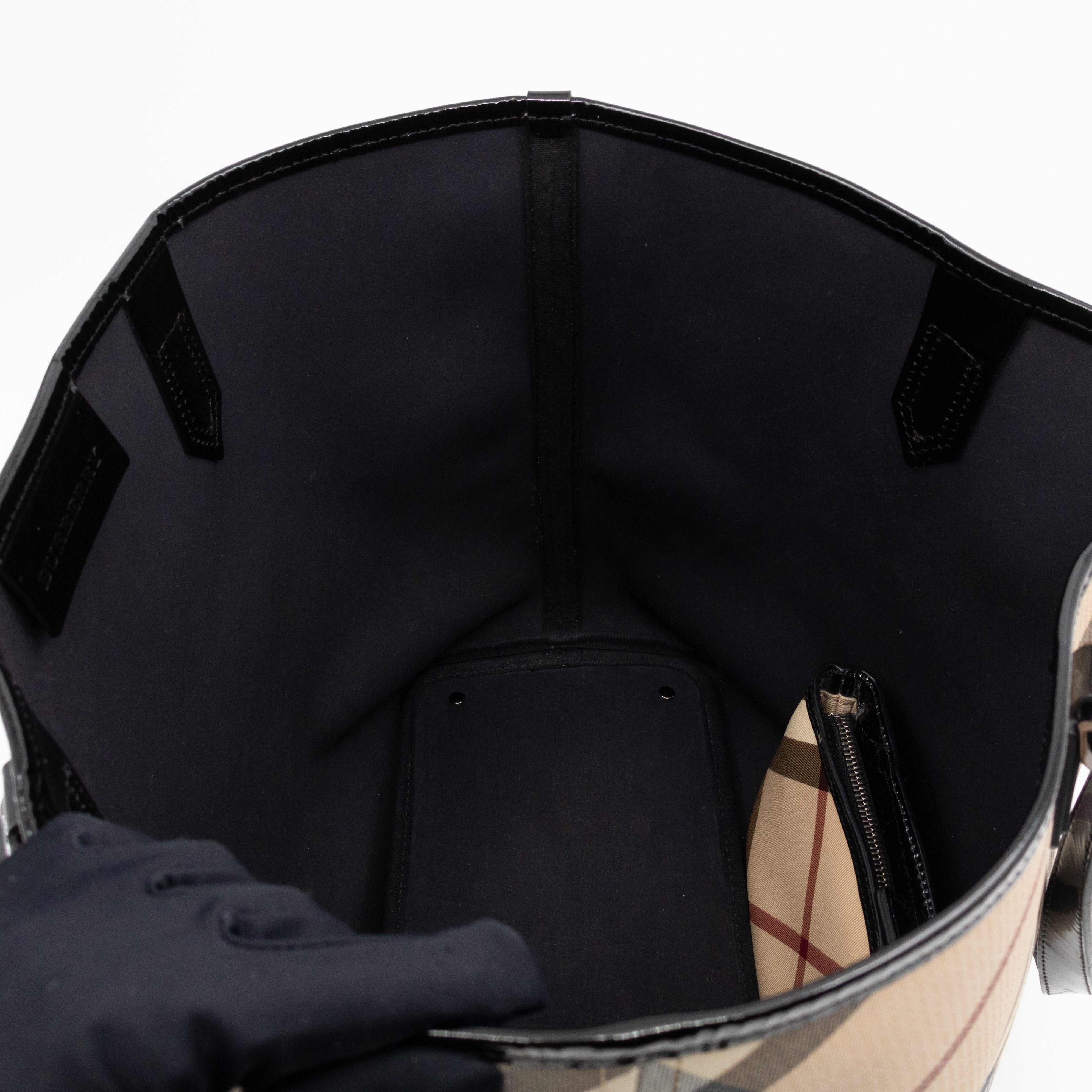 Nickie Tote with Pouch Supernova Check